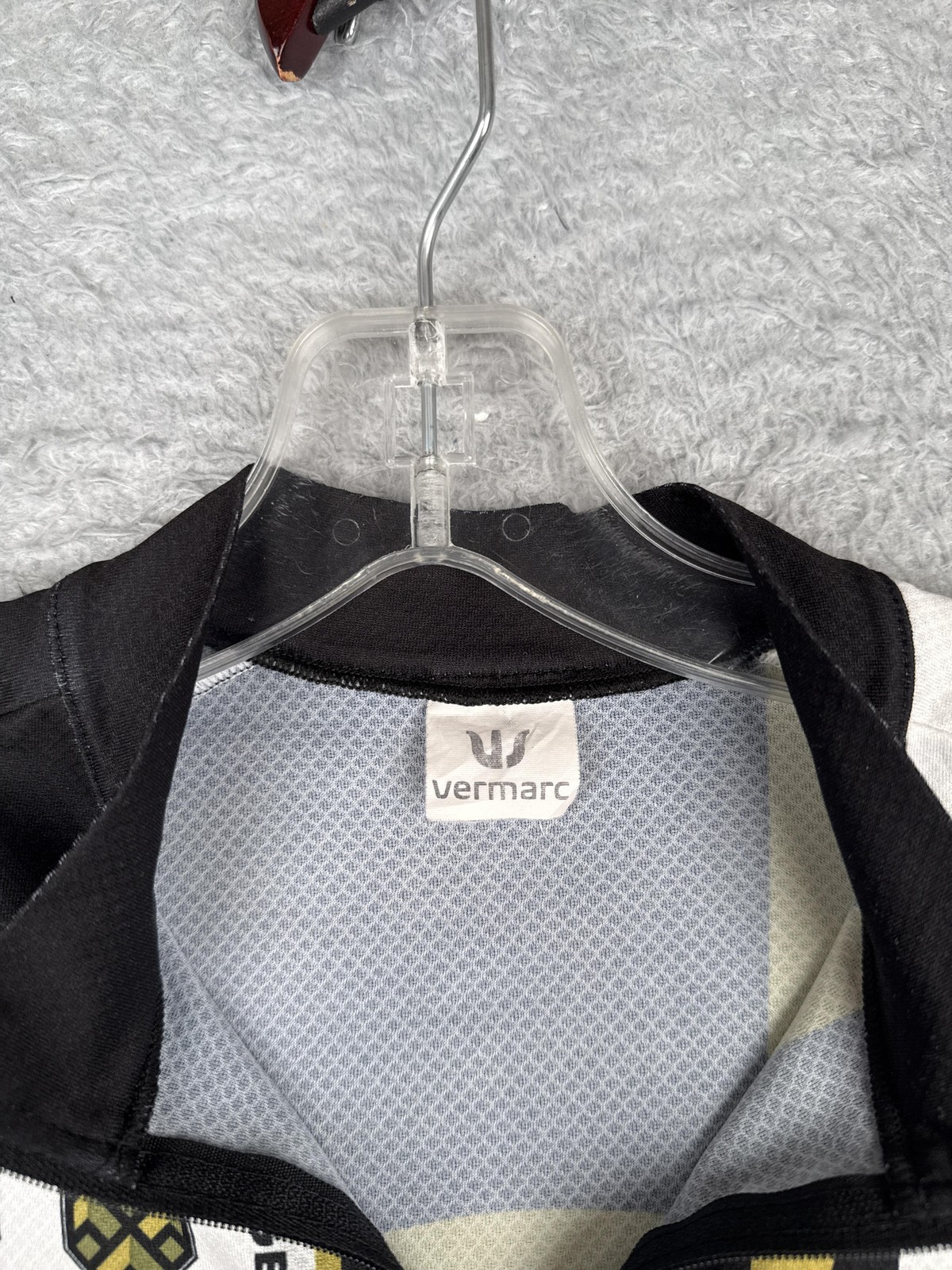Vermarc Liege Bastogne Liege Challenge Jersey Mens Large Made in Italy 1/4 Zip