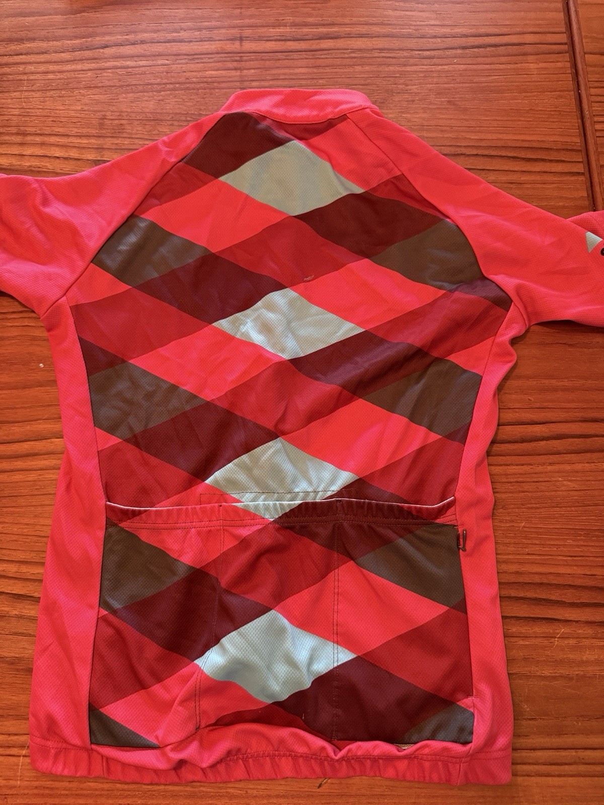 Rapha Super Cross Size S Short Sleeve Full Zip Cycling Jersey Pink Red Gray