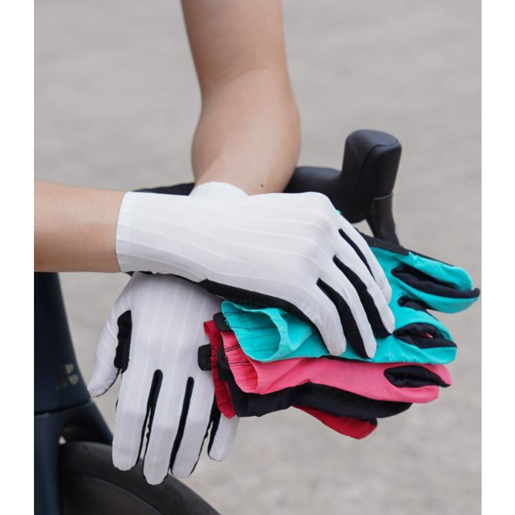 For Hot Weather Cycling Cycling Gloves Long Finger Gloves 3D Thickened Palm Pads