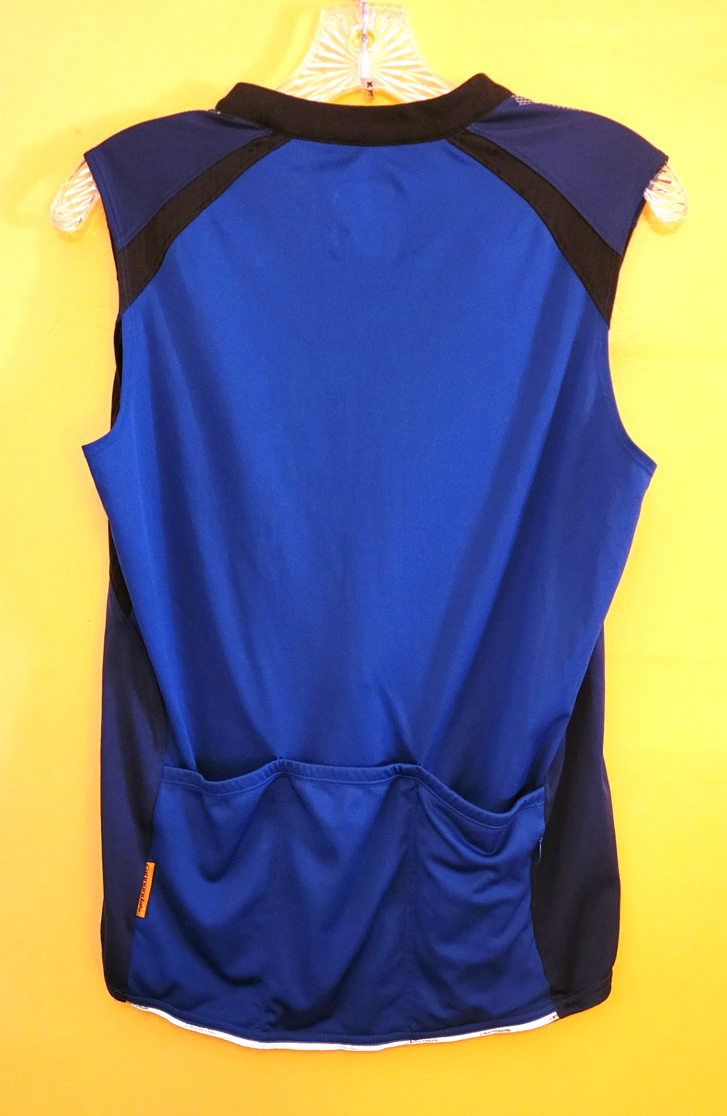 Cannondale Cycling Jersey Medium Sleeveless 3/4 Zip Rear Pockets Free Shipping