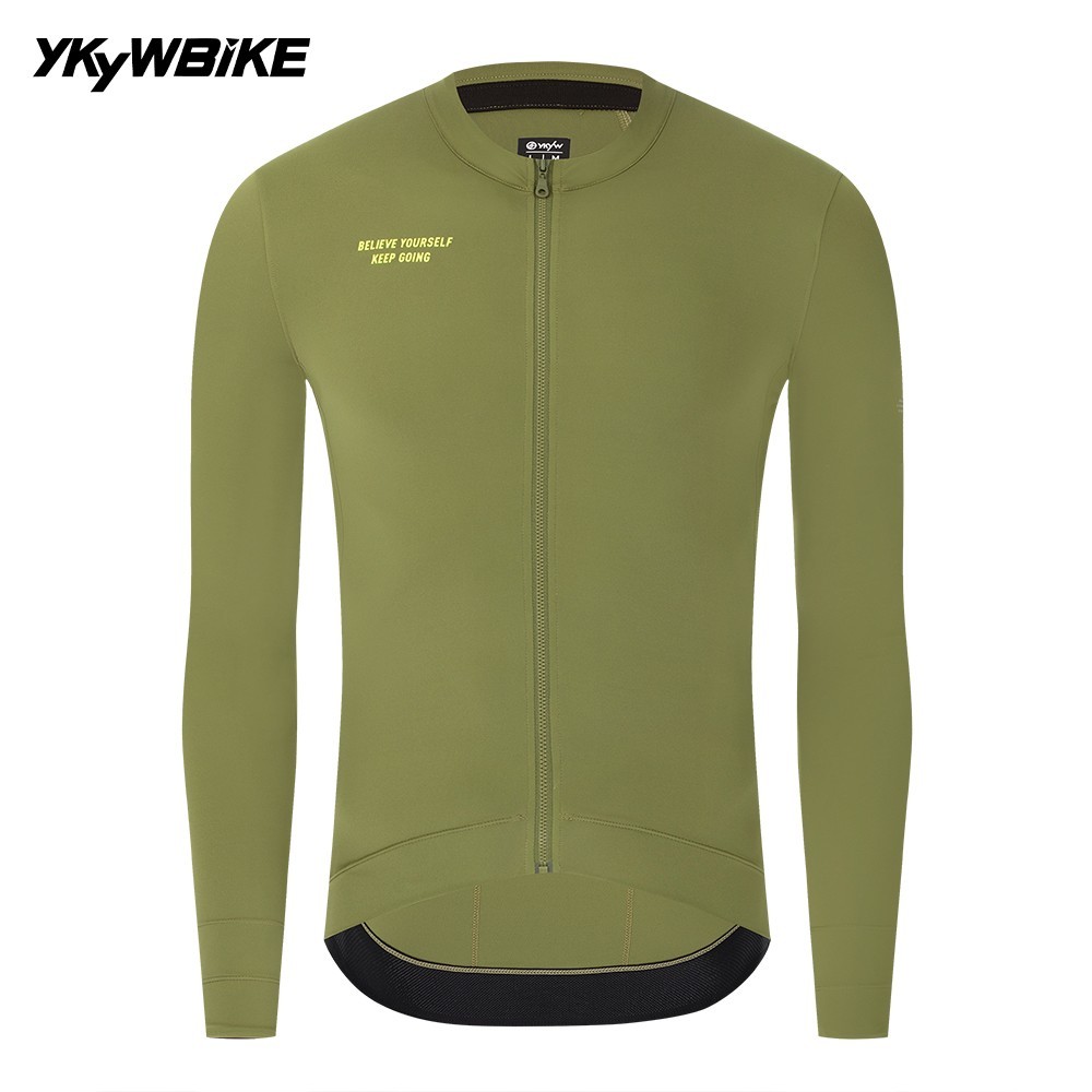 2025 Men Cycling Jersey 15-25°C Bicycle Shirt Long Sleeve Road Bike Clothing