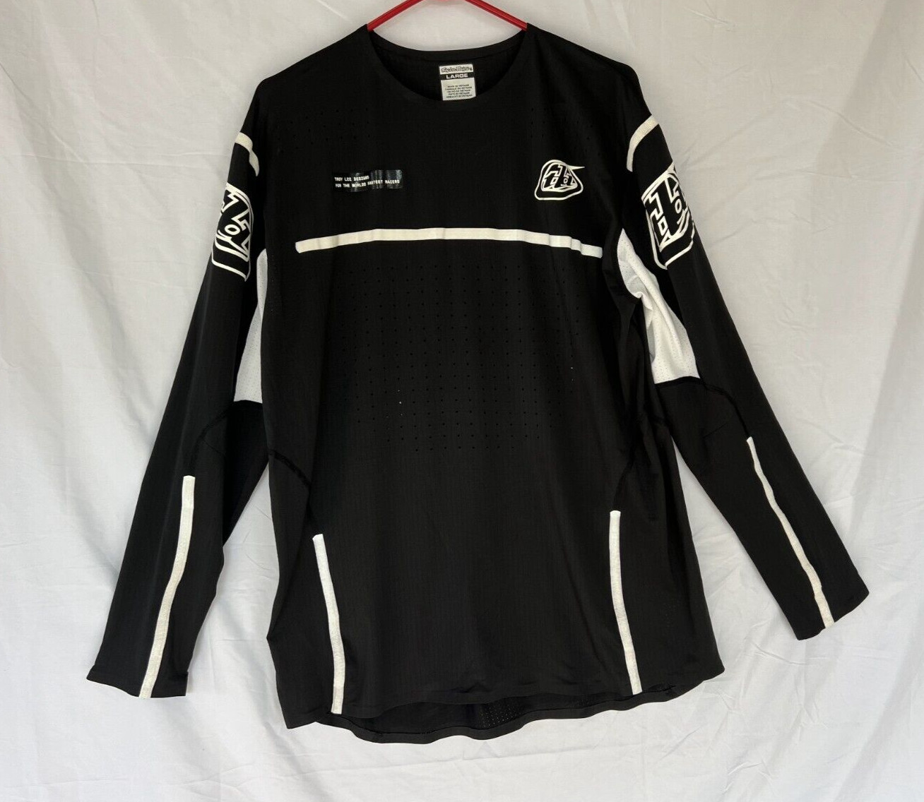 Troy Lee Designs TLD Mens Se Ultra Off-Road Jersey Lines Black Large CLOSEOUT