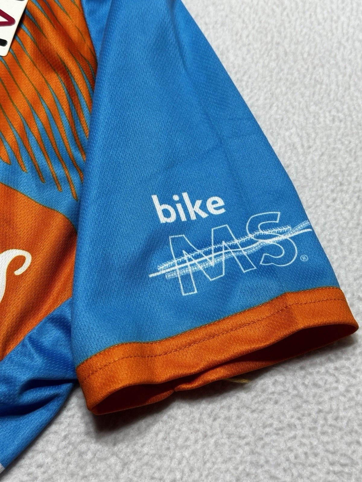 Primal Bicycle Cycling Raglan Jersey I Ride With MS 2019 Support Sport Cut NWT