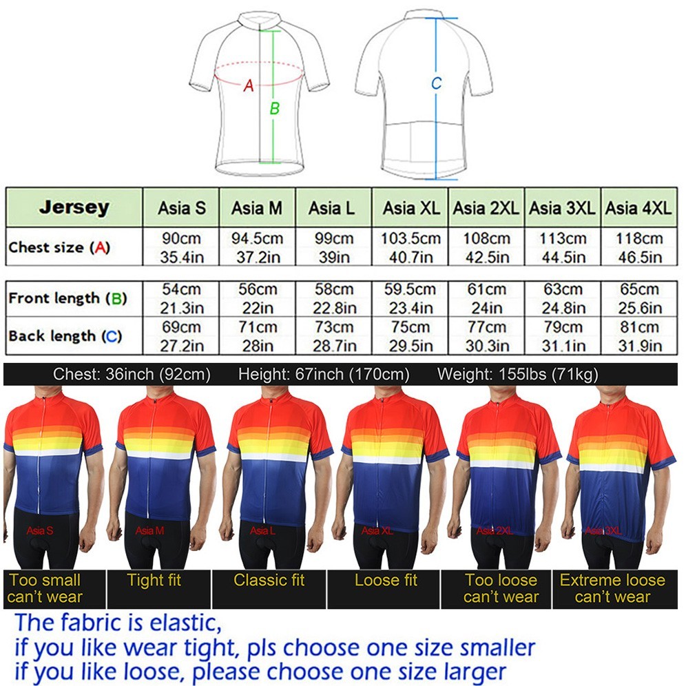 Cycling Jersey Classic Race Rider Vintage Bike Shirt Team Clothes Retro Top Old