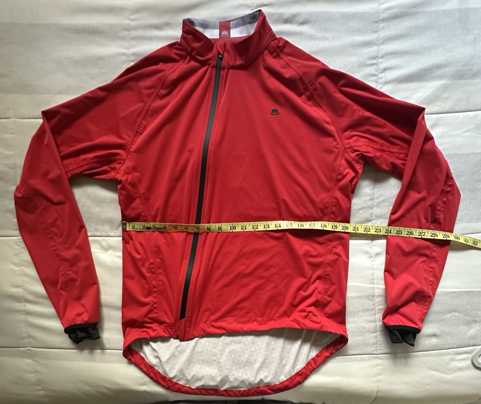 Chapeau Echelon Jacket Red Cycling Long Sleeve XL Waterproof Packable Slim READ