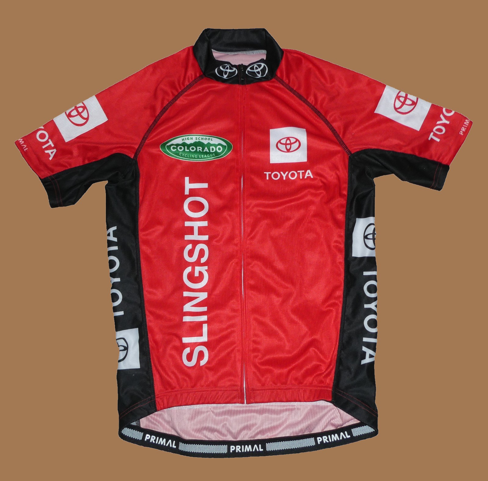 Primal TOYOTA Full-Zip Cycling Jersey, Men’s S – Race Cut