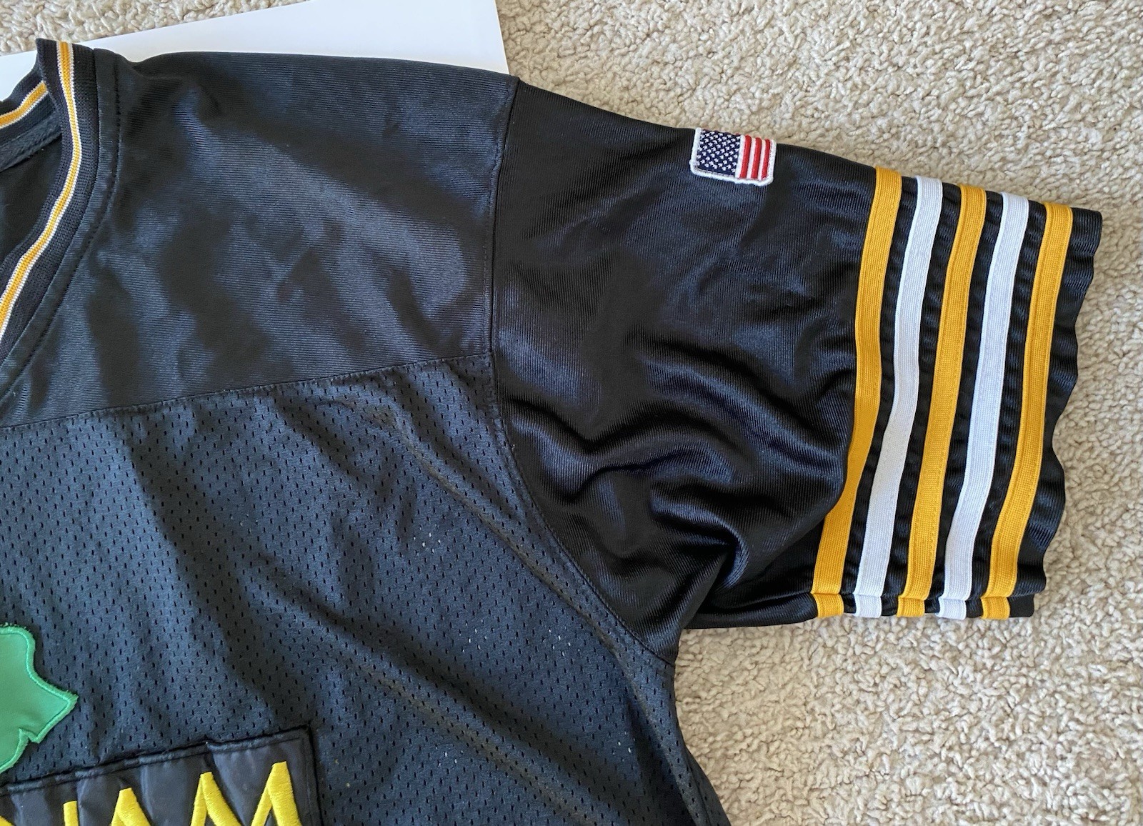 USA Vietnam Veteran Black Men’s Football Jersey Size XL – Some Gave All 1960s