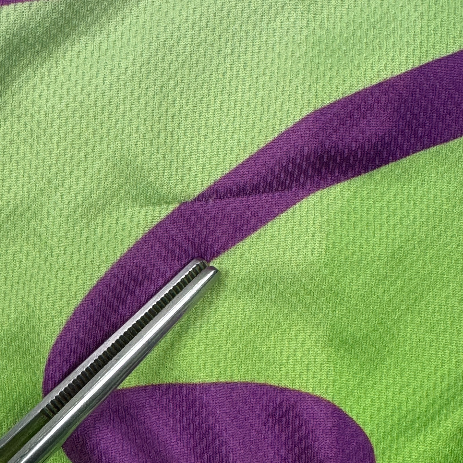 Team in Training Cycling Jersey Mens Medium Green Half Zip Back Pockets Arizona