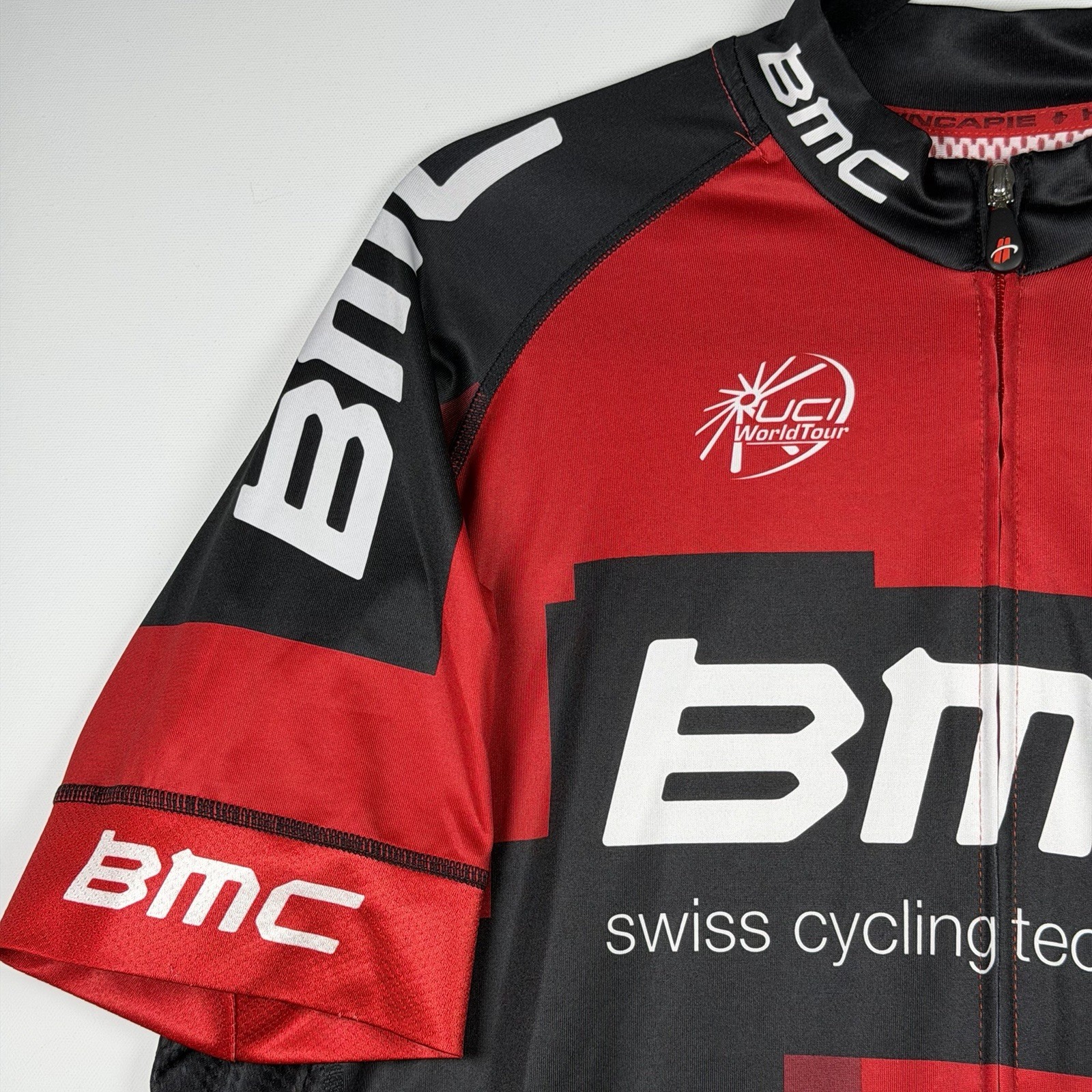 Hincapie BMC Racing Team UCI World Tour Men Cycling Jersey 2XL Full Zip