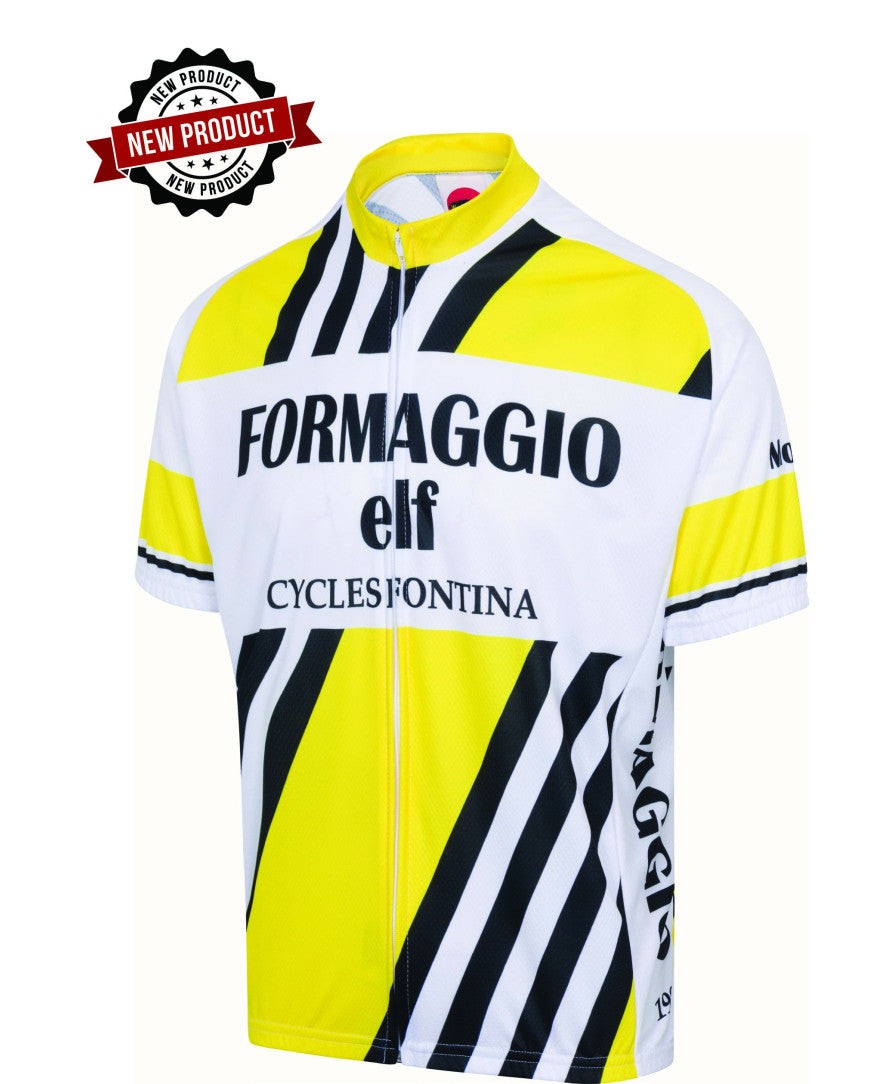 Formaggio elf Cycles Fontina Men’s Cycling Jersey (S, M, L, XL, 2XL, 3XL)