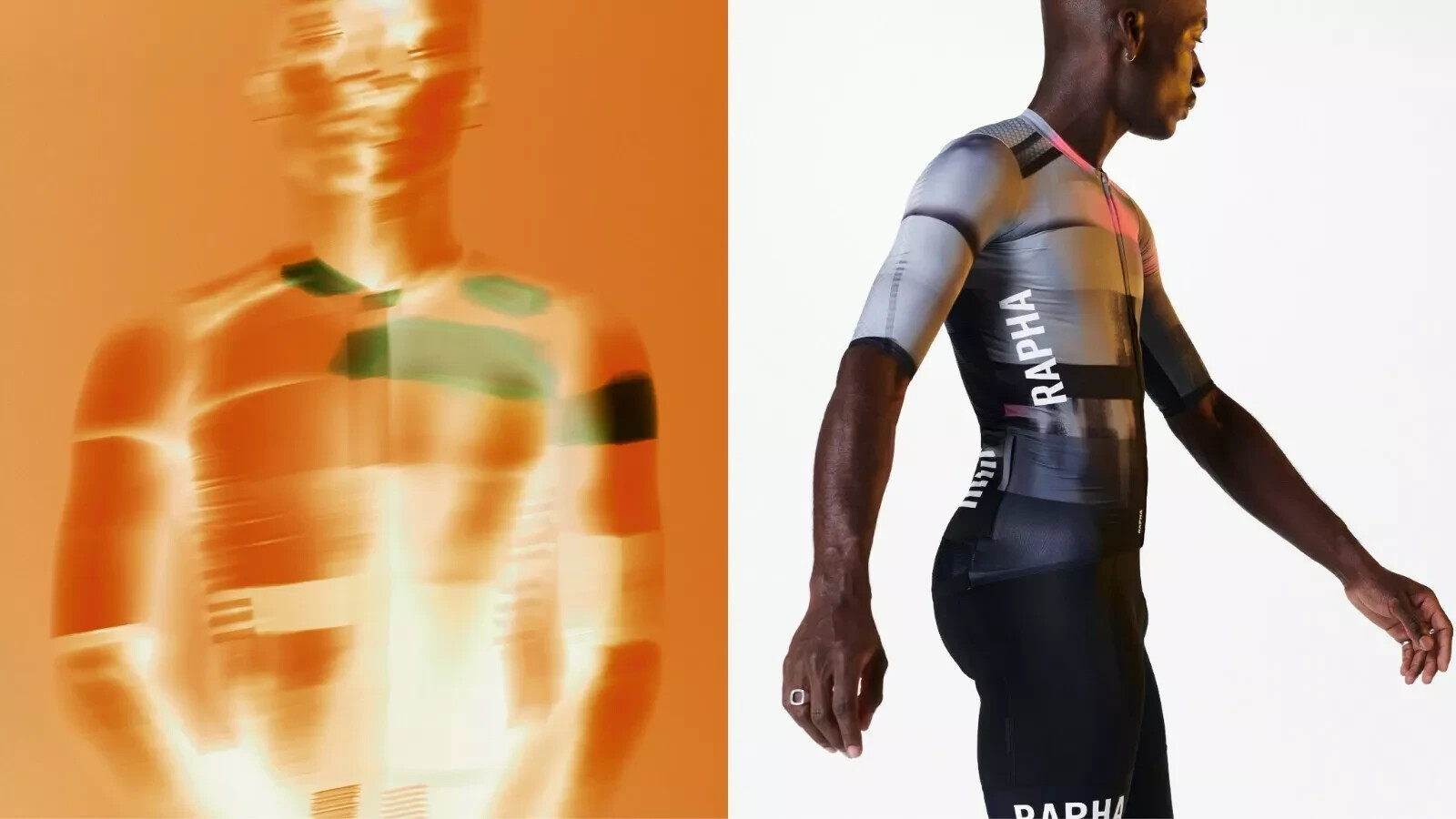 NEW GRAY RAPHA PRO TEAM ASCENT PRINT SHORT SLEEVE AERO CYCLING JERSEY + SOCKS LG