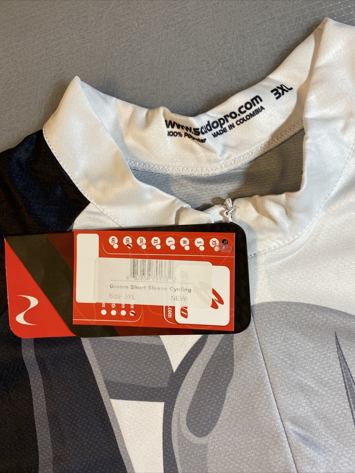 ScudoPro groom tuxedo cycling jersey 3XL XXXL (8589-2)