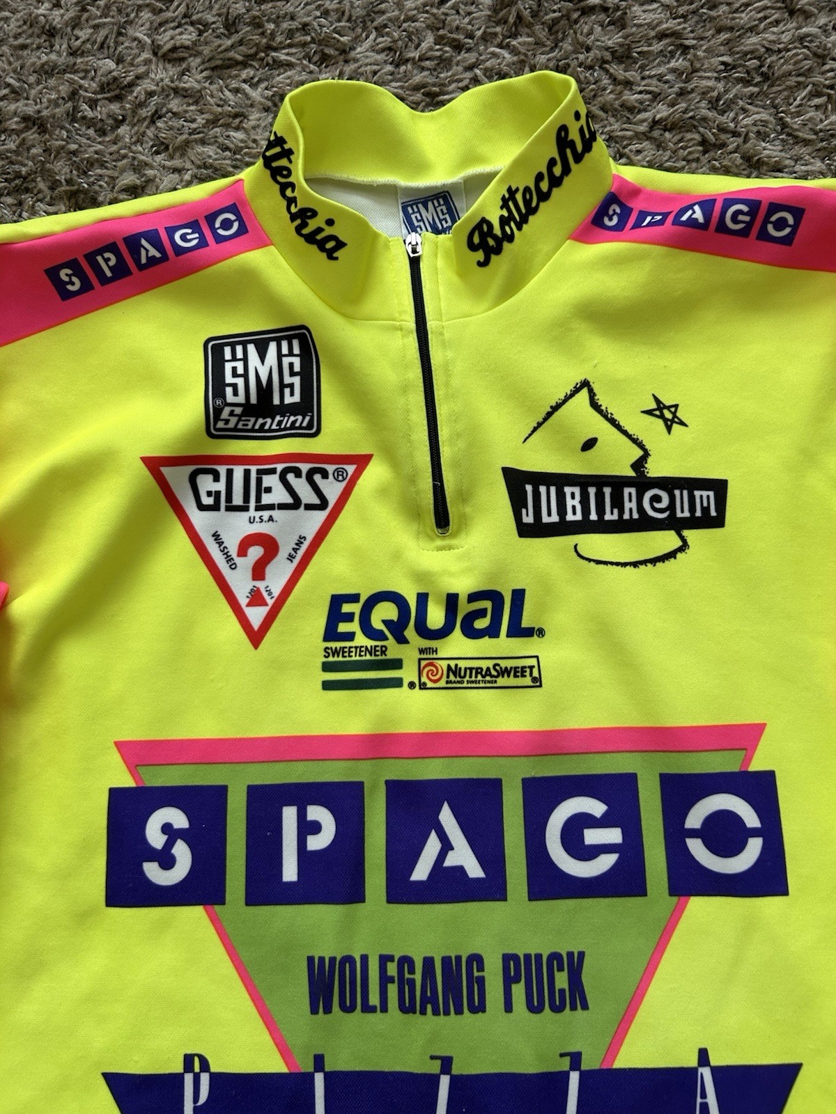 SMS Santini Guess Gatorade Cycling Jersey Spago Wolfgang 90s VTG Italy 3XL