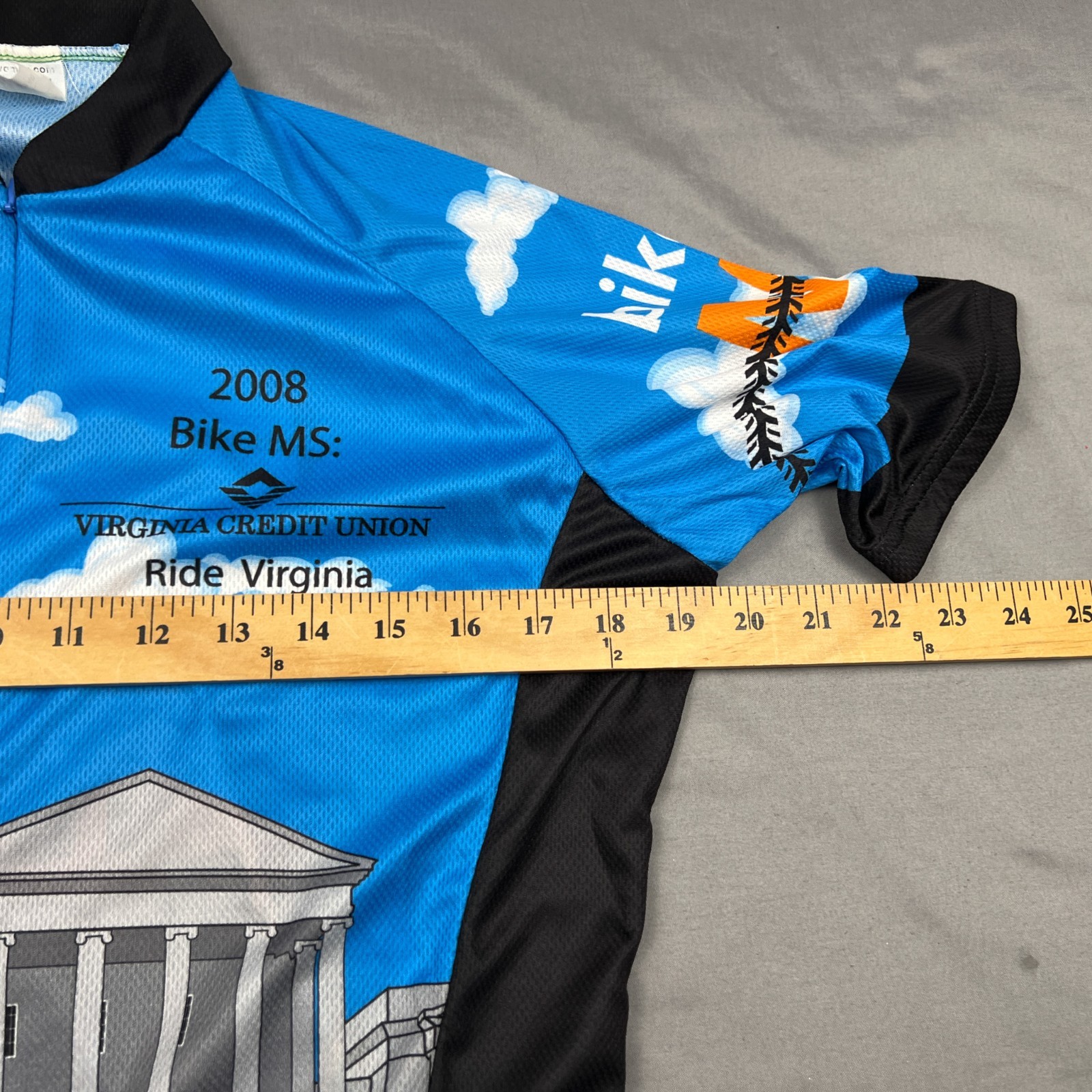 Vomax Greetings From Richmond Williamsburg Virginia Cycling Jersey Adult Small
