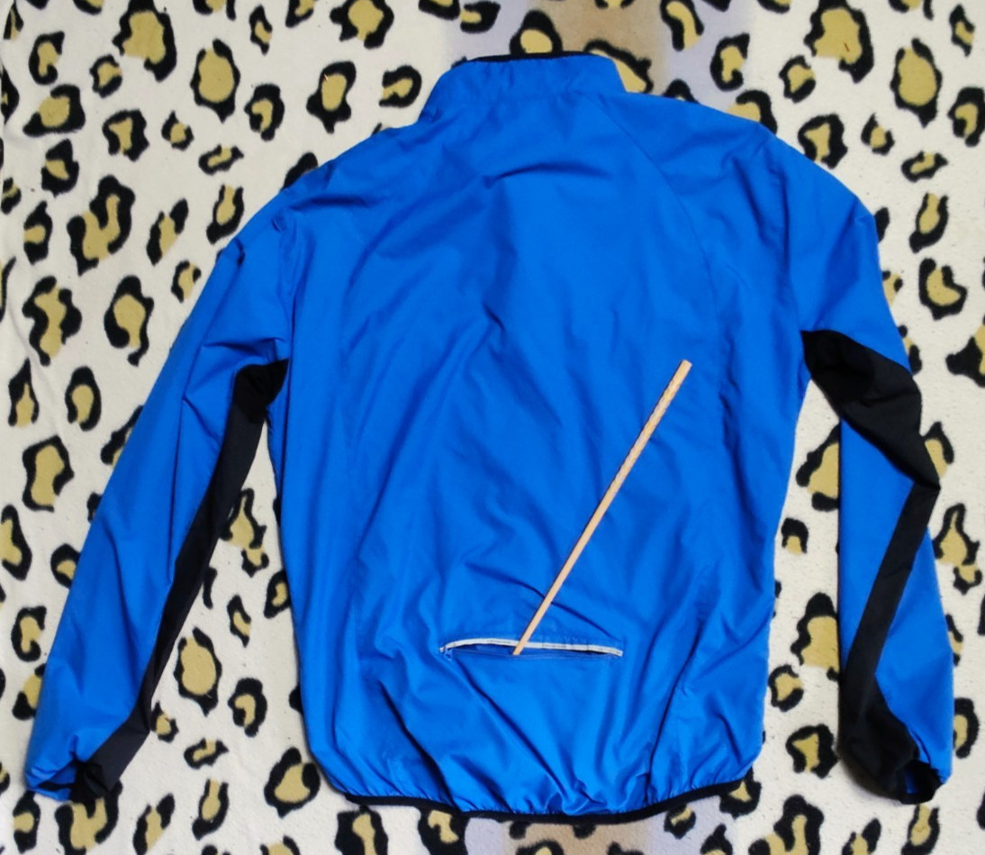Cannondale Cycling Jersey Shirt Men’s L Blue Black long sleeve Full Zip