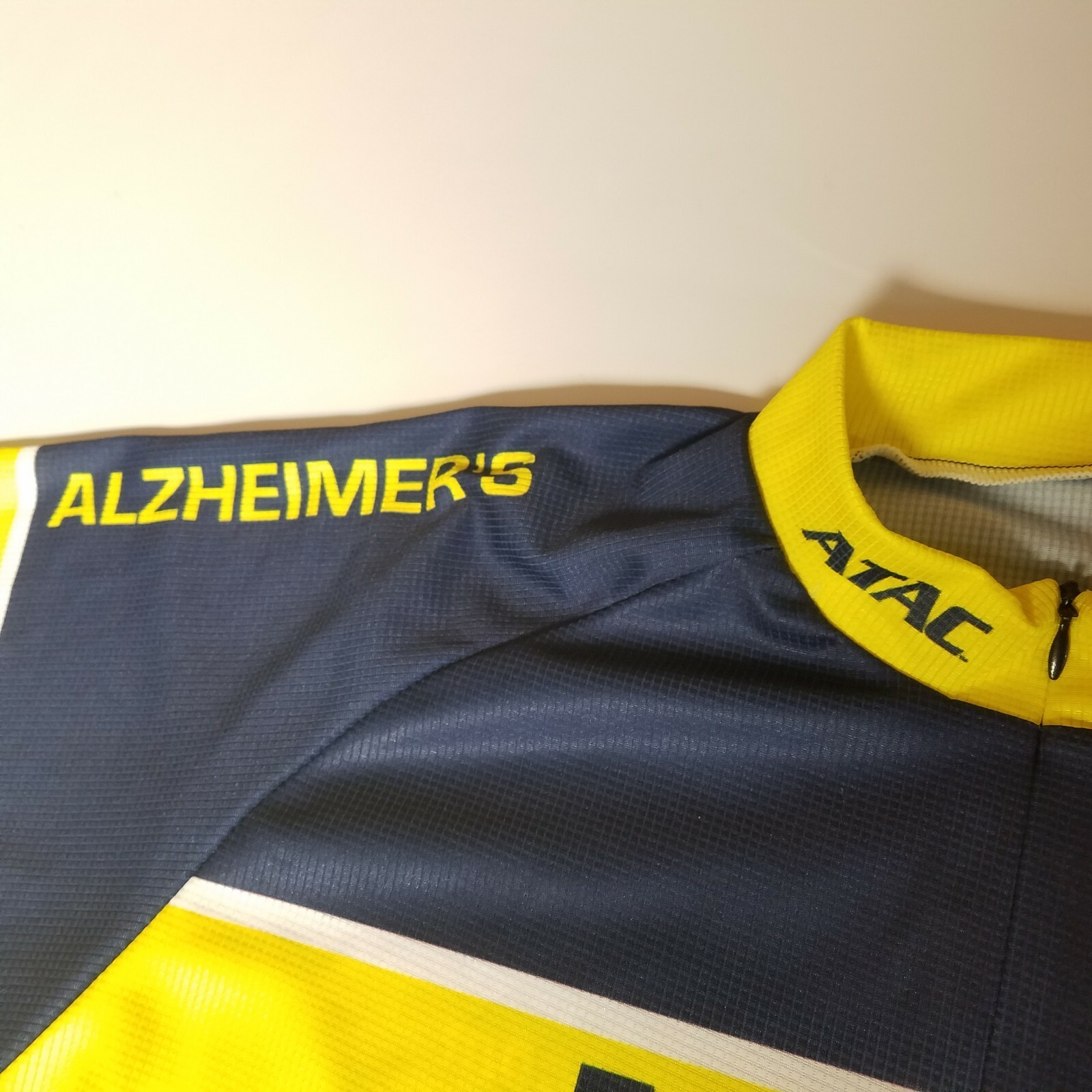 Mind Over Matter Bicycle Cycling Jersey Alzheimers Bike Atac Adult L Large 2013