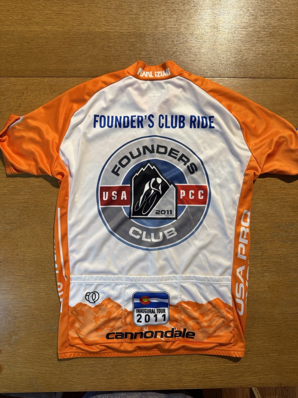 Pearl Izumi Cycling Jersey Men’s M USA Pro Tour Colorado Flag Half 1/2 Zip