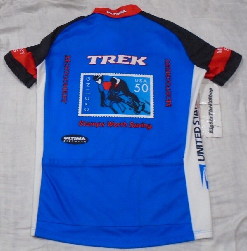 Ultima Bikewear Trek United States Postal Service USPS Cycling Jersey Size 6