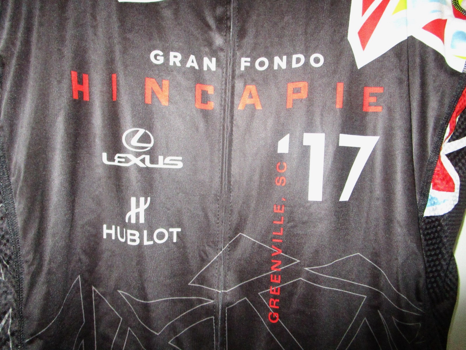 Hincapie Jersey Mens Cycling Full Zip Gran Fondo 17 Short Sleeves Size L