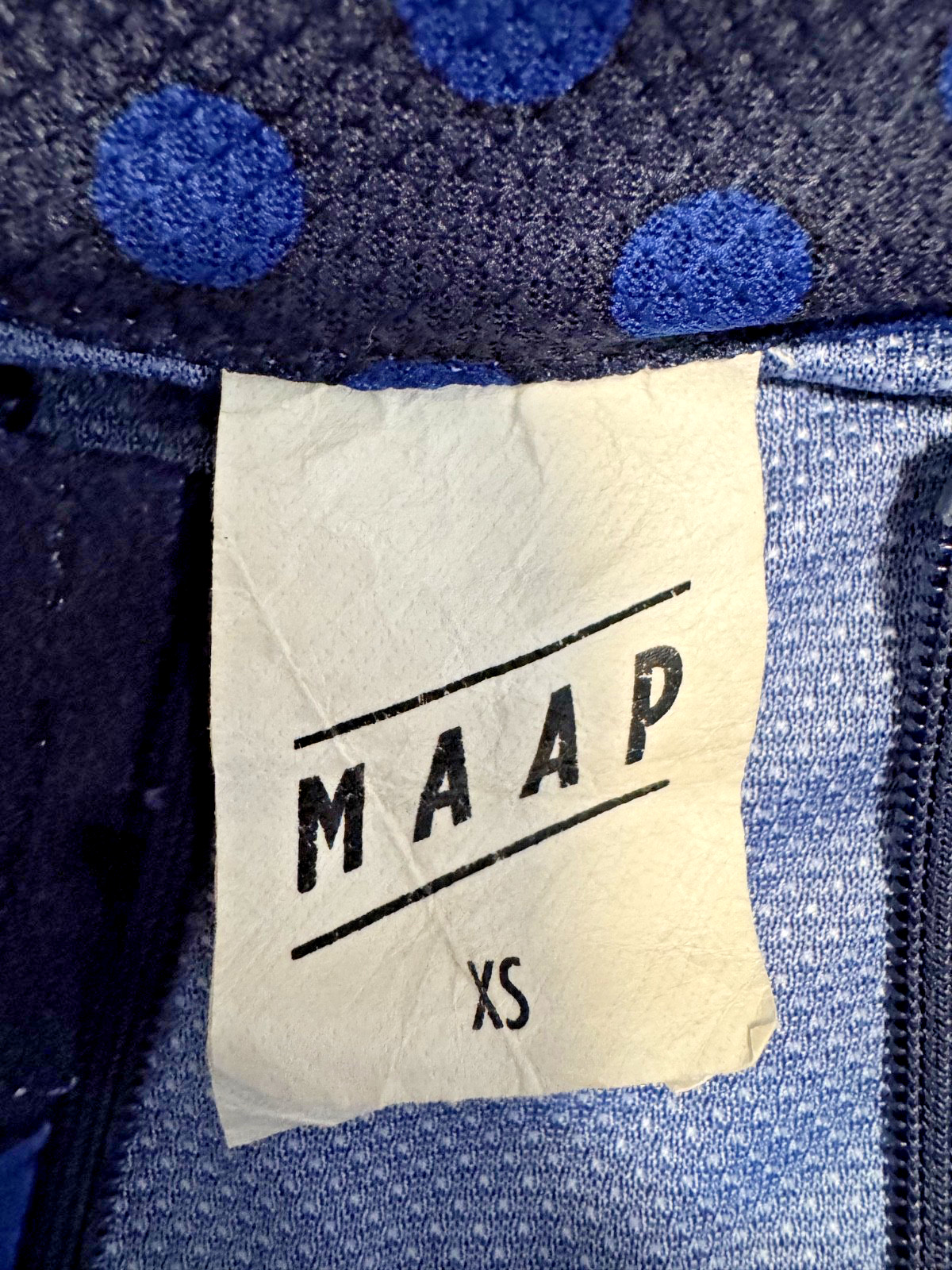 MAAP Cycling Jersey Navy Blue Short Sleeve Men’s XS Great Condition