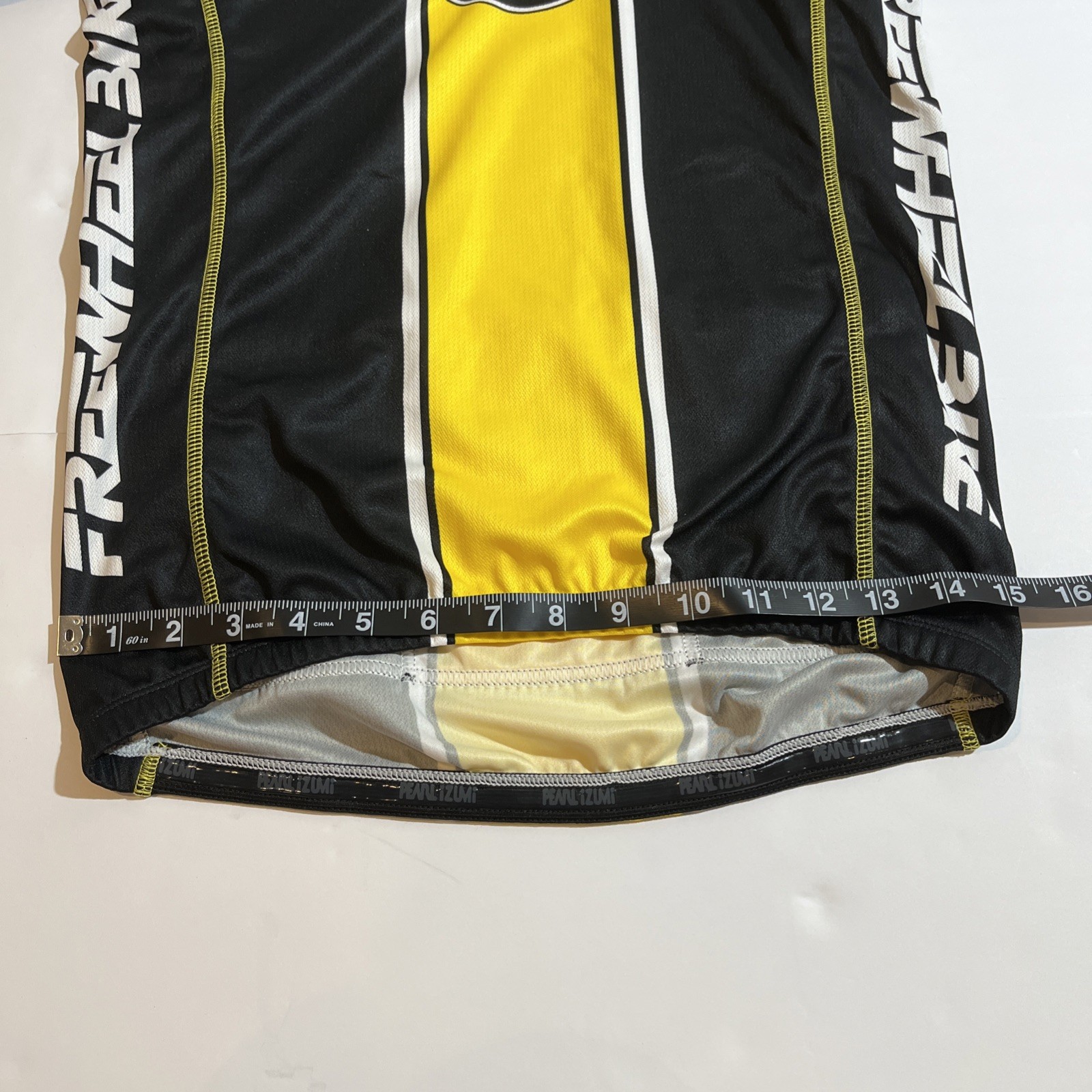 Pearl Izumi Freewheel Bike Custom Jersey Men’s XXL Black Yellow Cycling
