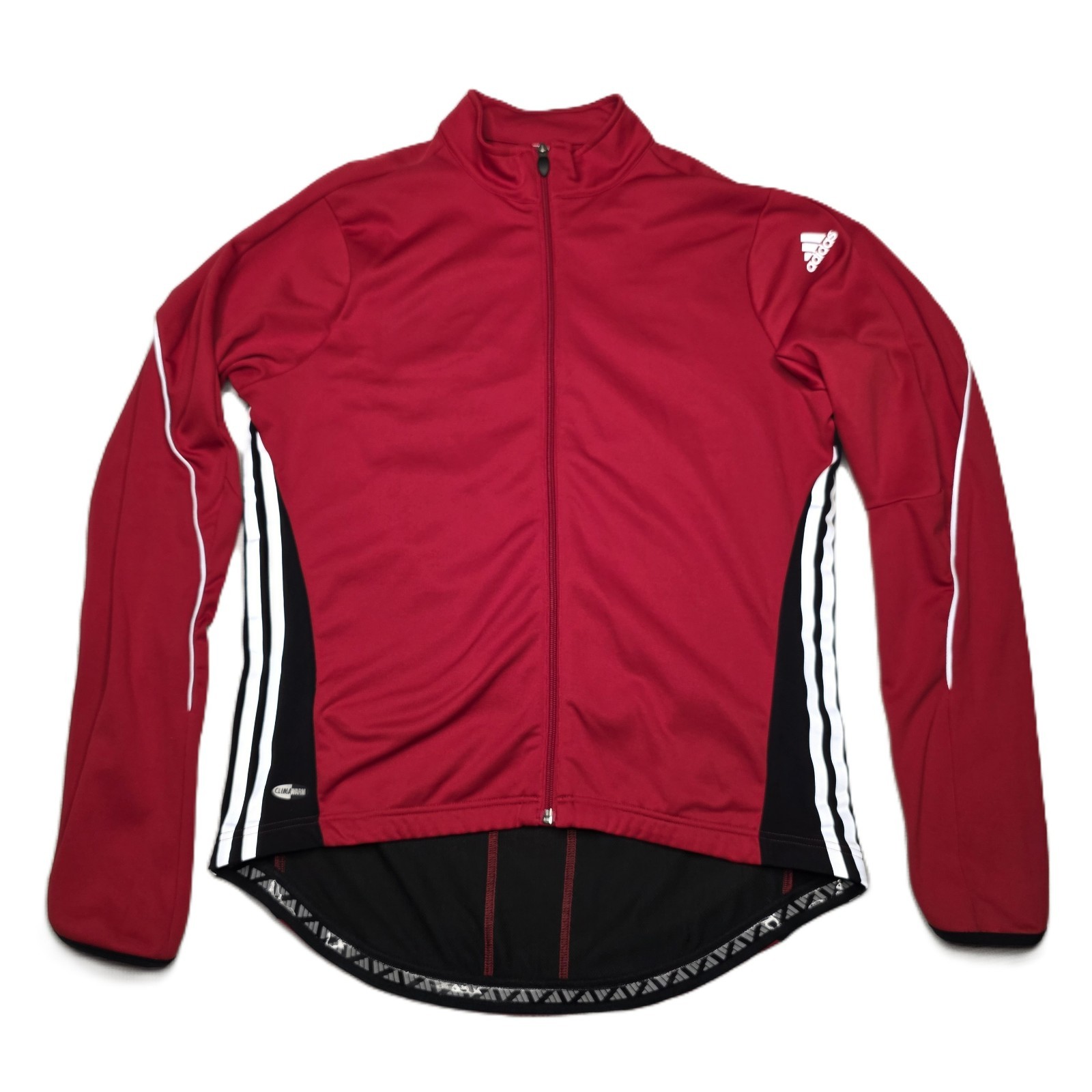 Adidas adiStar Men’s Cycling Jersey LS XL Red Black ClimaWarm