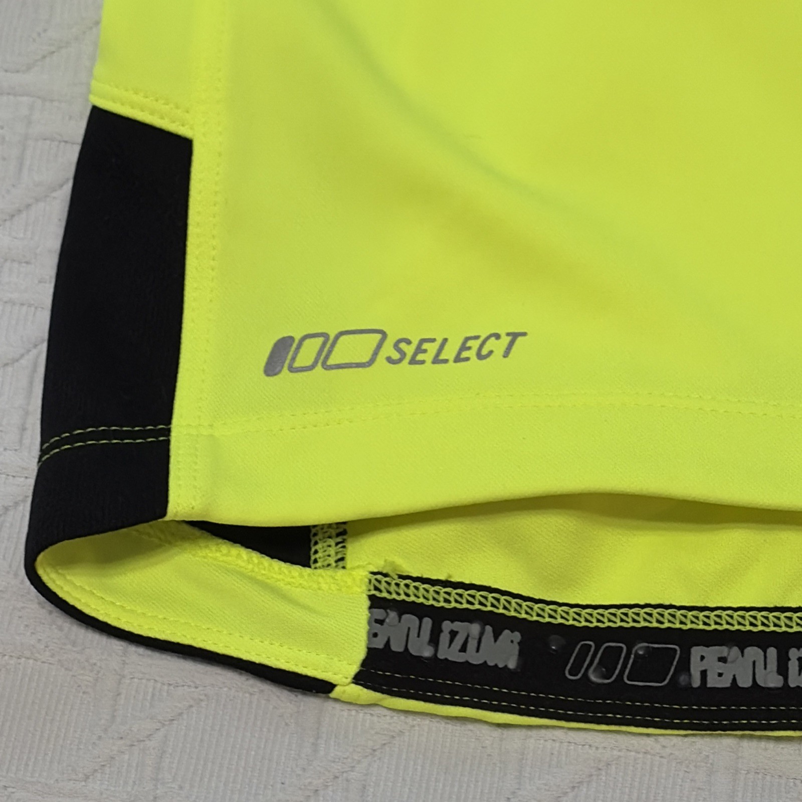 Pearl Izumi Mens Short Sleeve Cycling Jersey T Shirt XL Yellow Racing Bike Tee