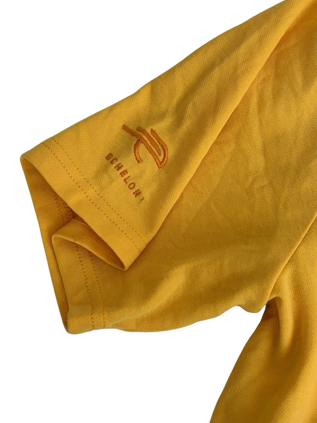 Vtg Nike Echelon Mens XL Yellow Cycling Jersey 1/4 Zip Made In USA 90’s