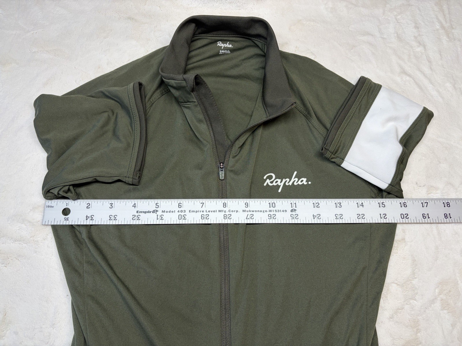 Rapha Core Lightweight Jersey Cilantro White Mens Sz Small MINT