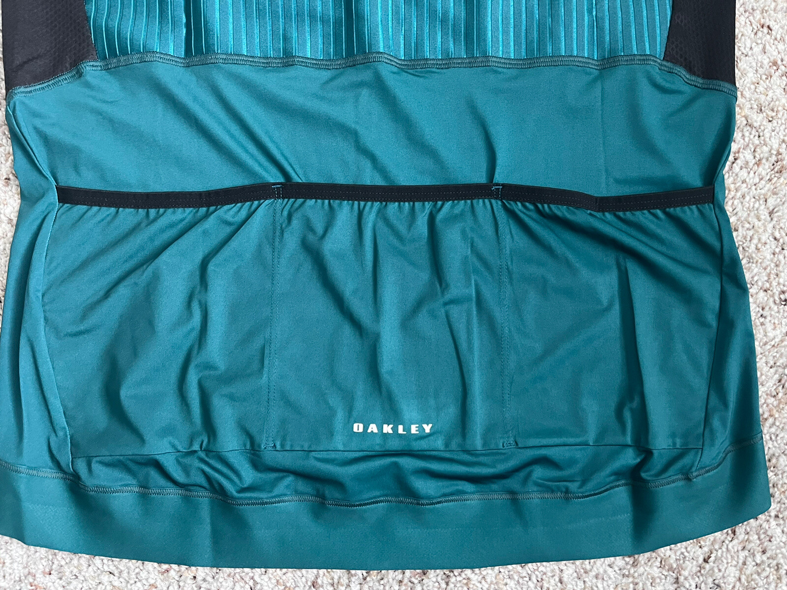 OAKLEY Mens Race Fit Cycling Apex Pro Jersey Size Extra Large Bayberry Green New