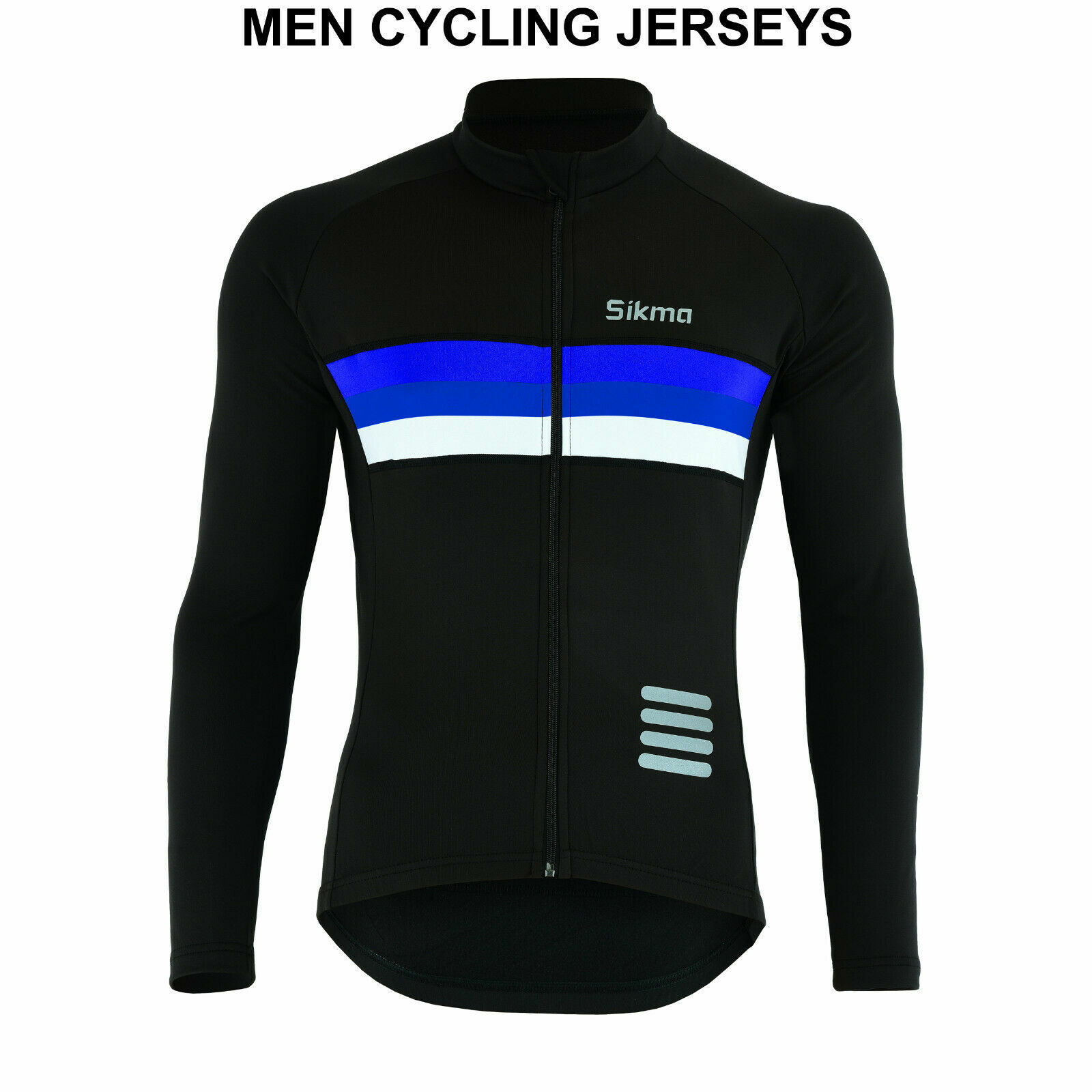 Mens Cycling Long Sleeve Jersey Thermal Super Roubaix Bike Jacket Winter Top