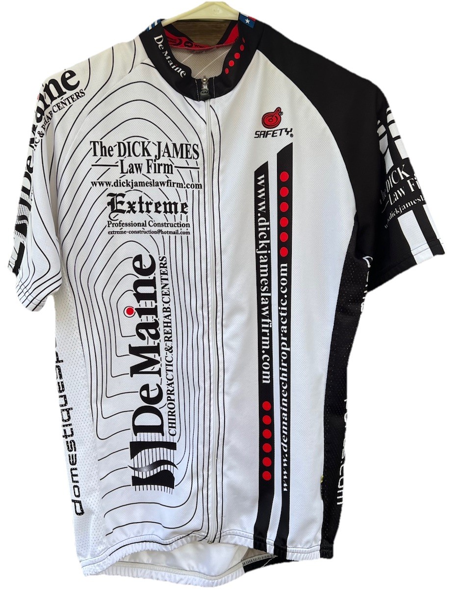 Safety Cycling Jersey Men’s Large Multi-Color Full Zip