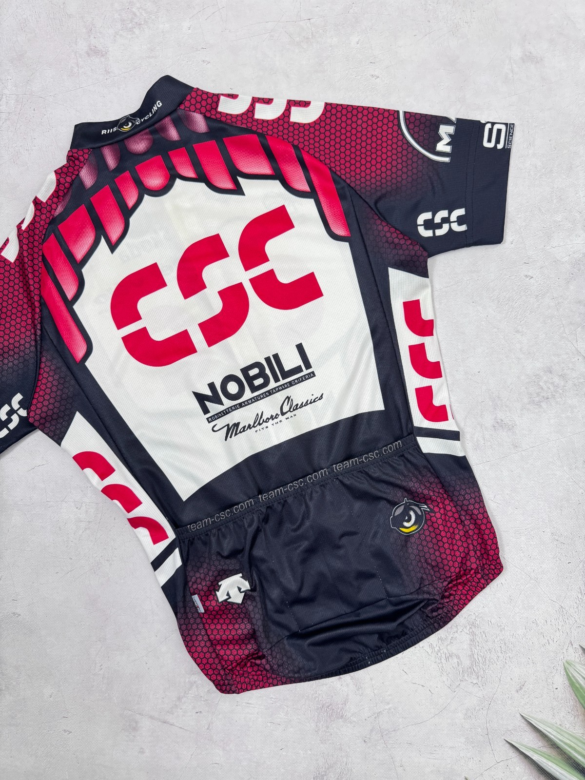 Descente CSC Skoda Man UCI 2006 Nobili Sis Cervelo Cycling Jersey size Small