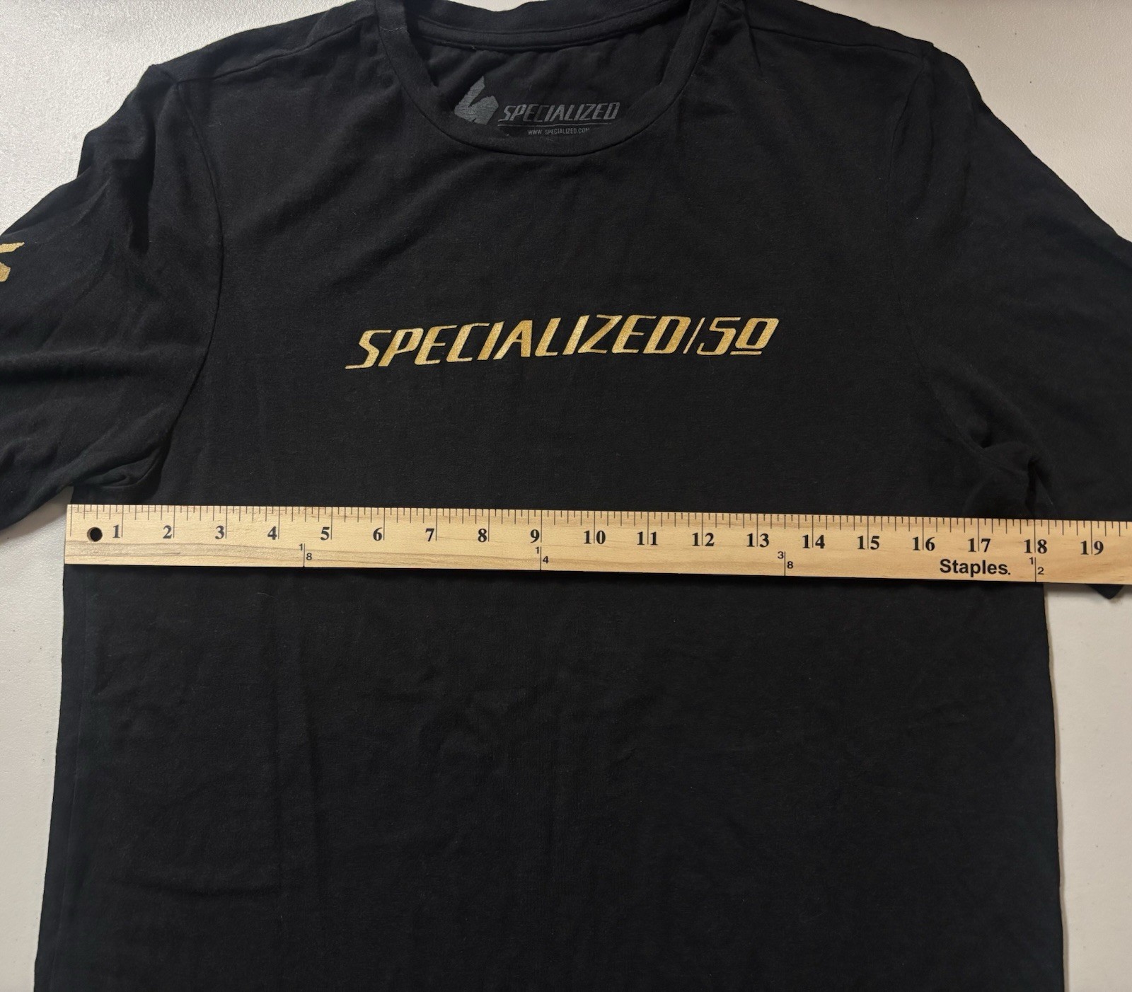 Specialized 50 T-Shirt Women’s Medium Black Bamboo Cotton Short Sleeve