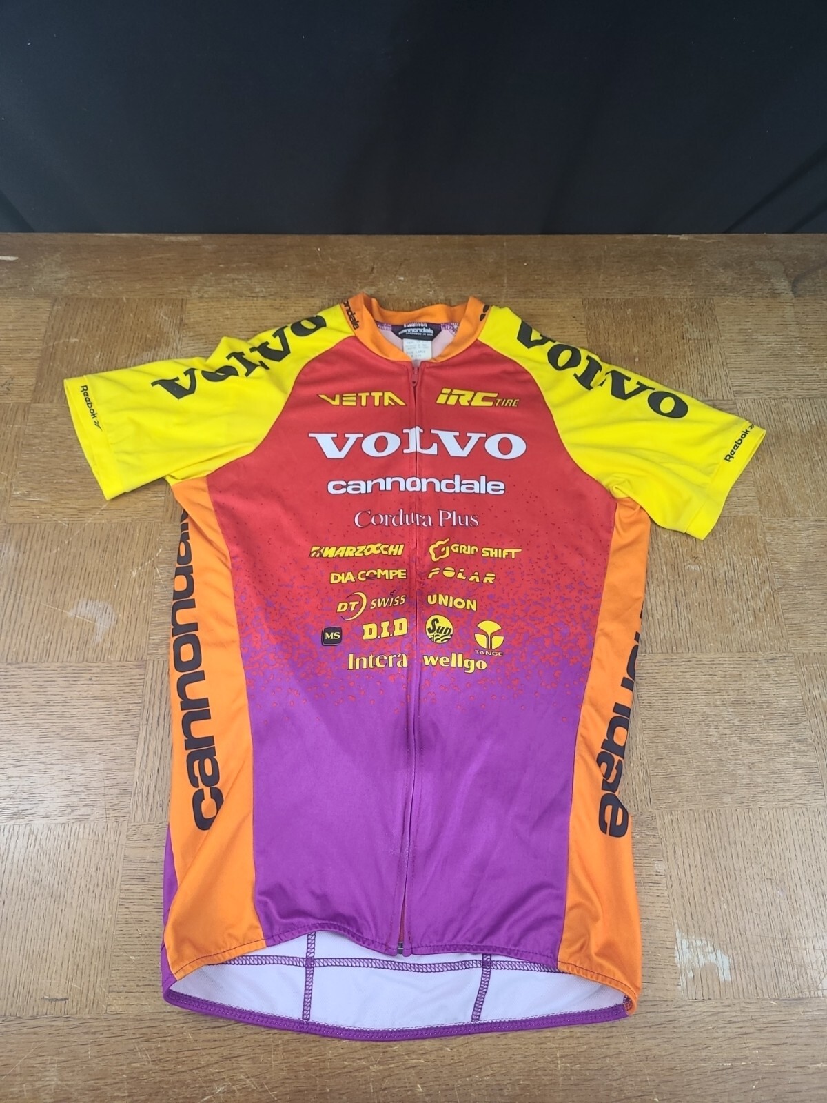 Volvo Cannondale Handmade in USA Team Race Jersey – Sz L – Full Zip