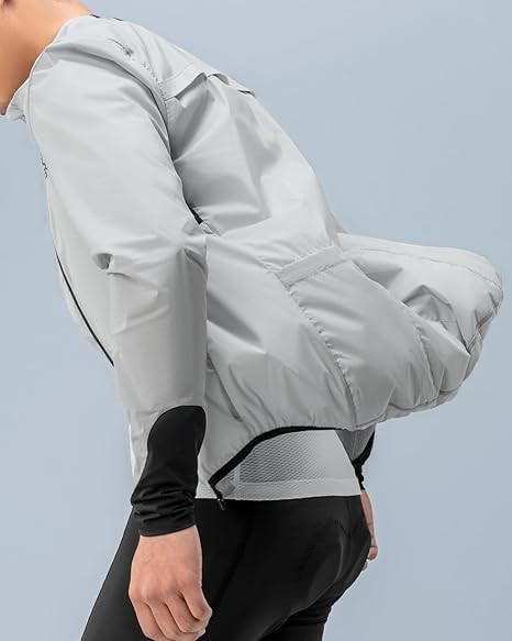 ROCKBROS Windbreaker for Adult Lightweight Reflective Running & Cycling Jacket