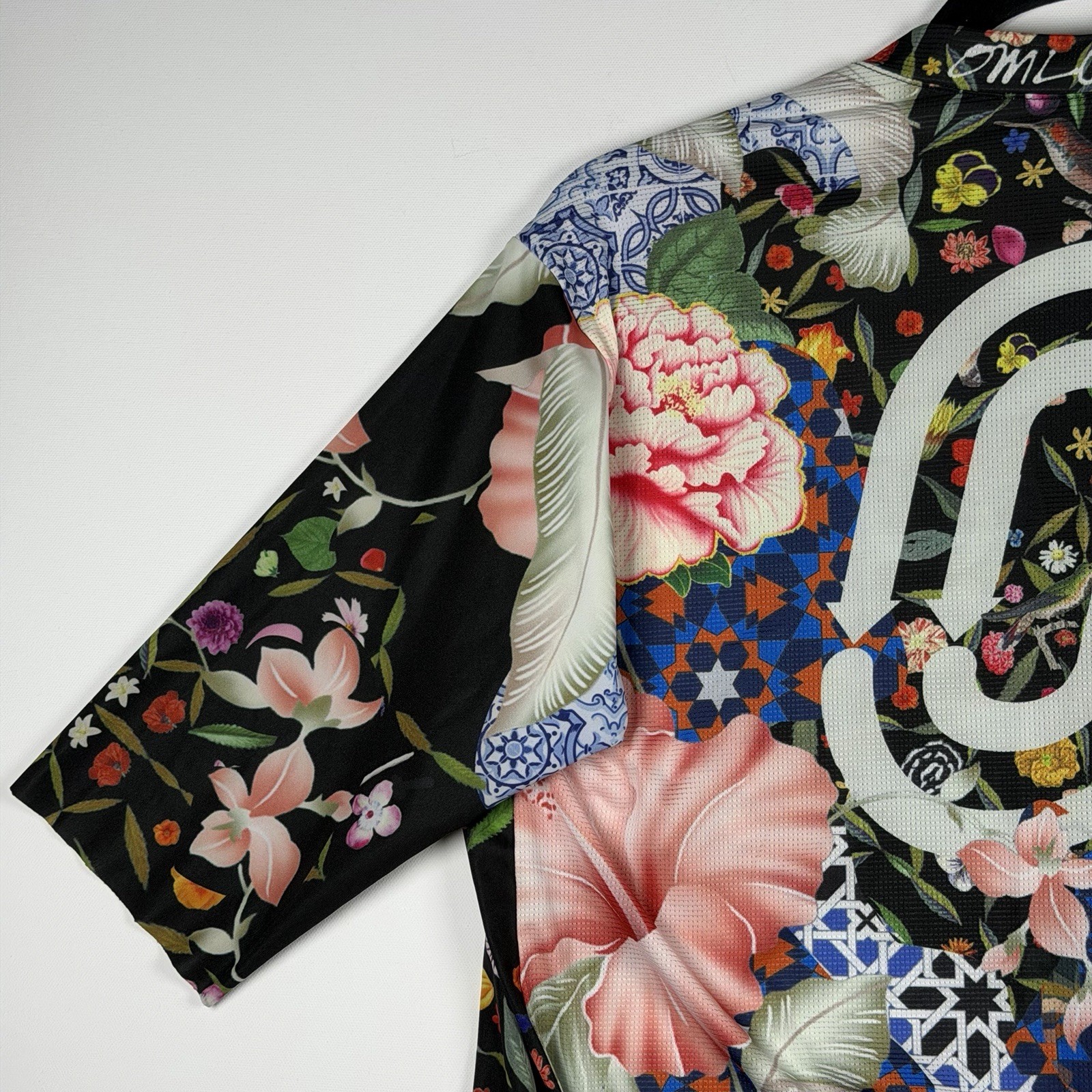 Ostroy Men Omloop Cycling Jersey 2XL Made Italy Trvelogue Floral Pattern Match