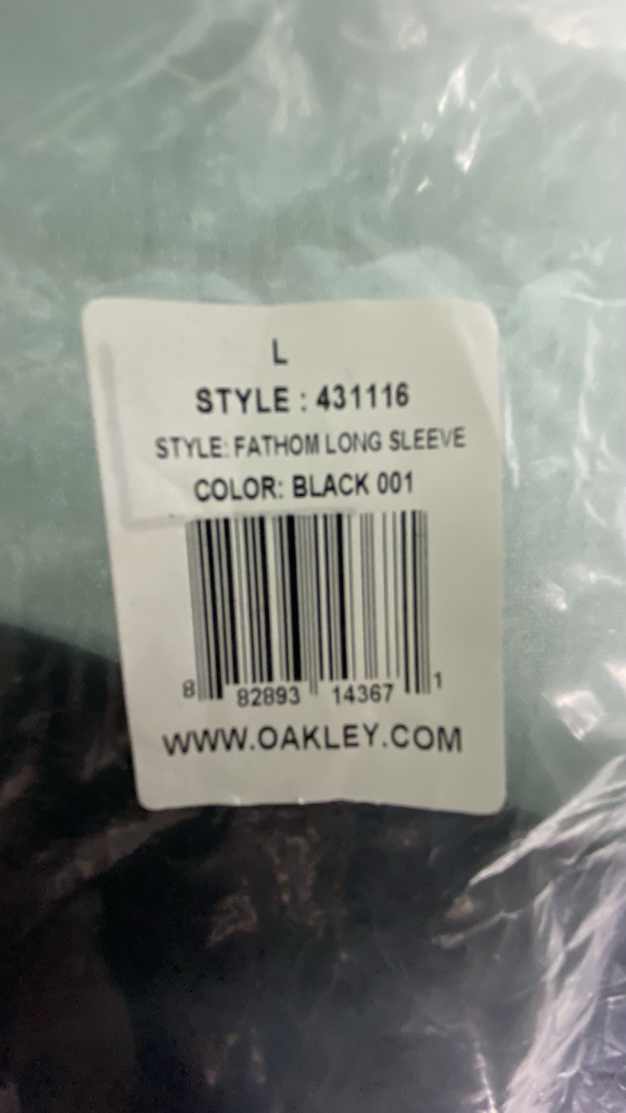 Oakley Rare FATHOM Long Sleeve MTB Jersey Size L NEW/NOS Y2K ERA