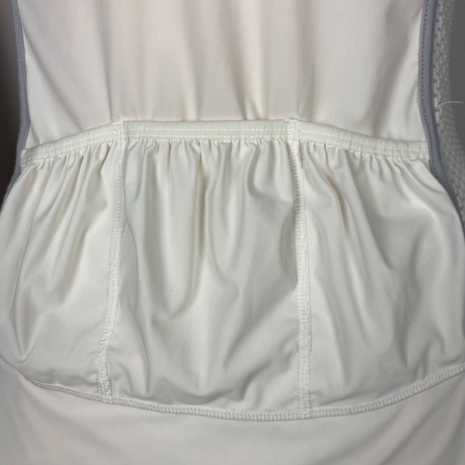 Xersion Women Shirt Athletic Full Zip Back Pockets Mesh Sides White Size XL