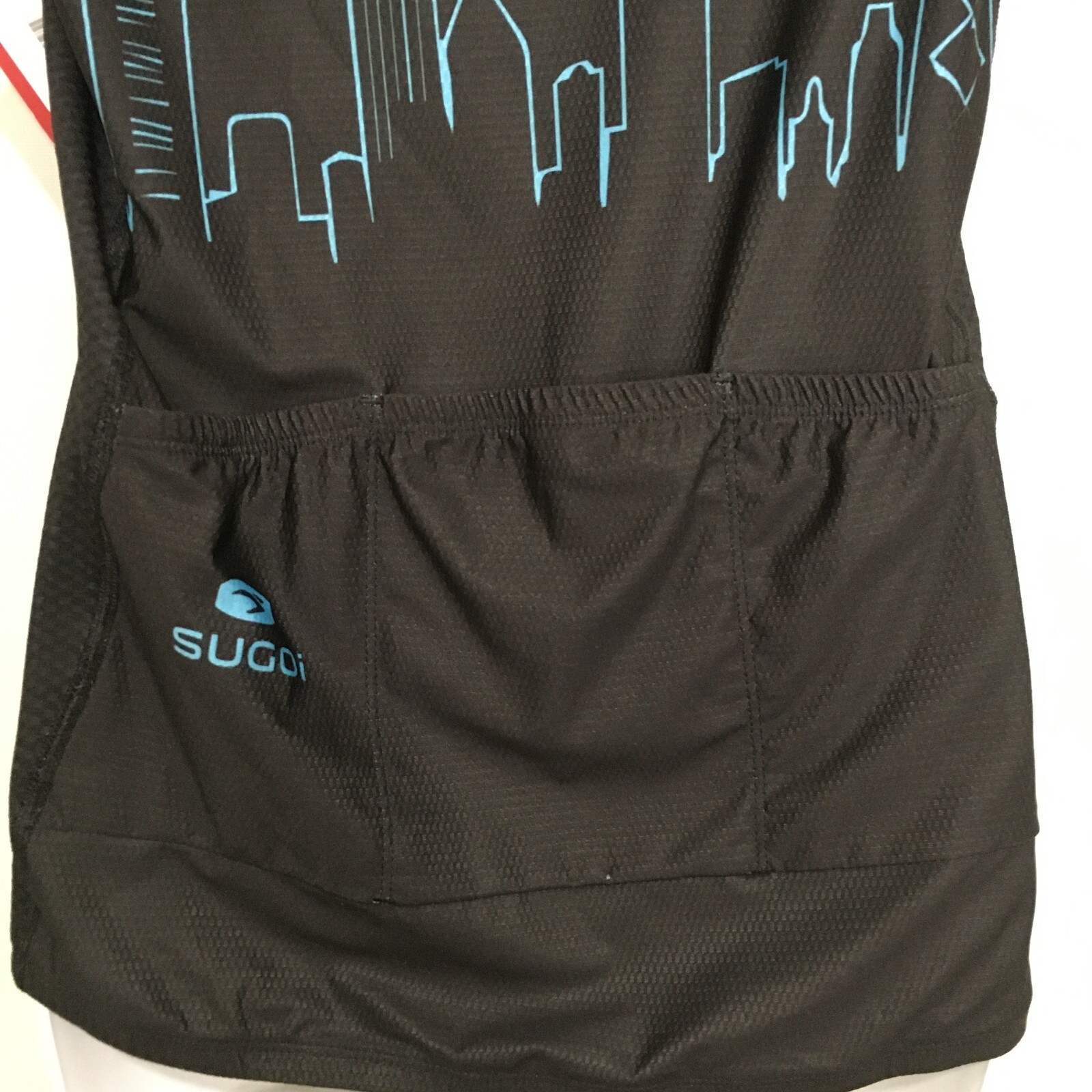 Sugoi Women M Live Grit RS Black Blue Green Short-Sleeve Bike Cycling Jersey NEW