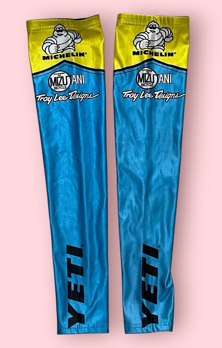 Vintage Yeti Troy Lee Designs arm sleeves with Michelin Branding