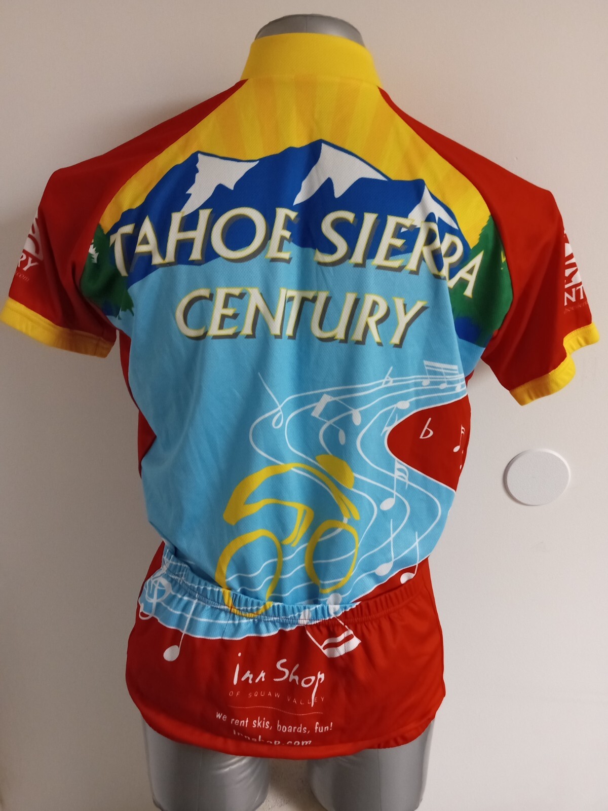 Peak 1 Sports Cycling Jersey Tahoe Sierra M 3/4zip bike NWT read