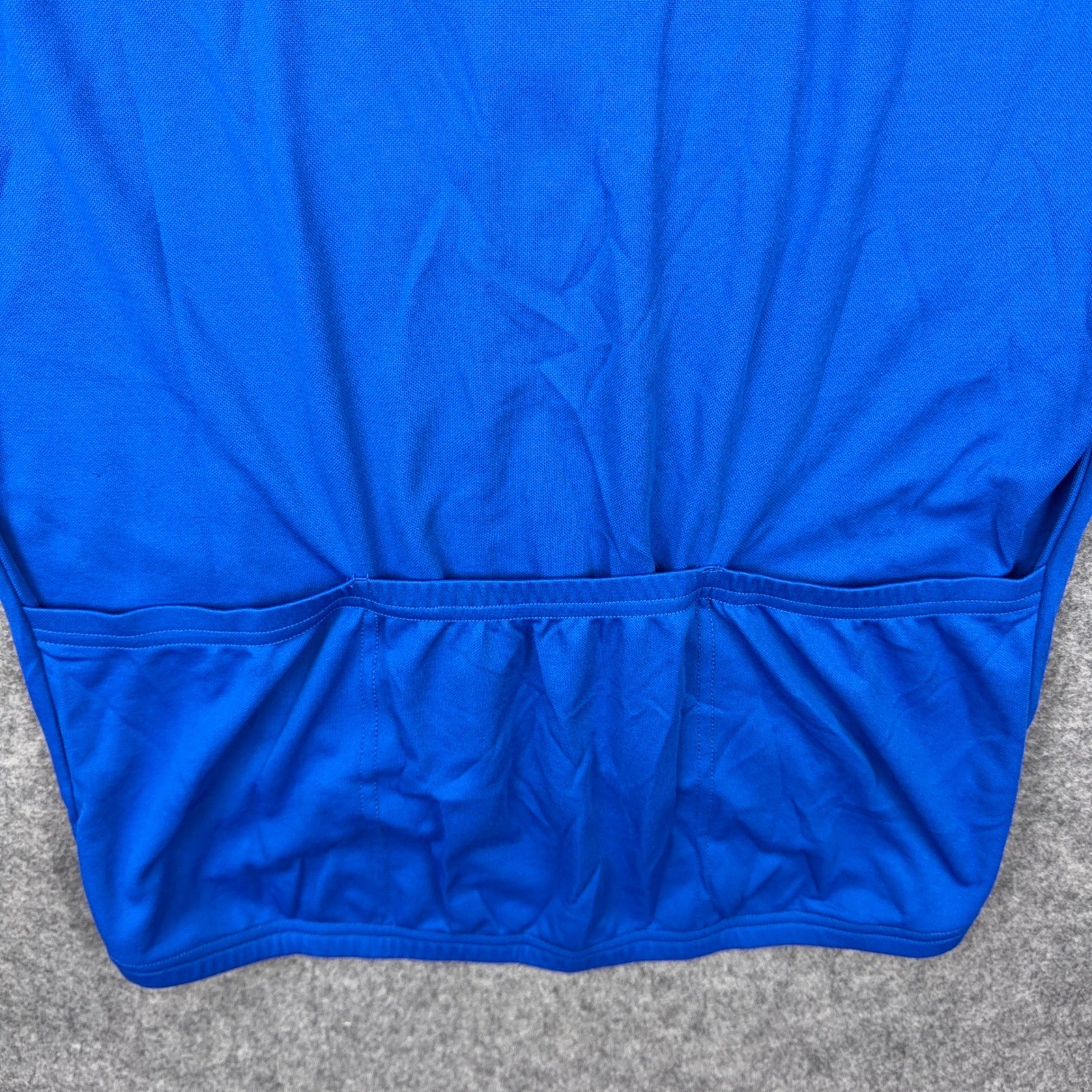 VTG Bikes USA Cycling Jersey Mens Large Blue Short Sleeve 1/4 Zip 90s Road Bike