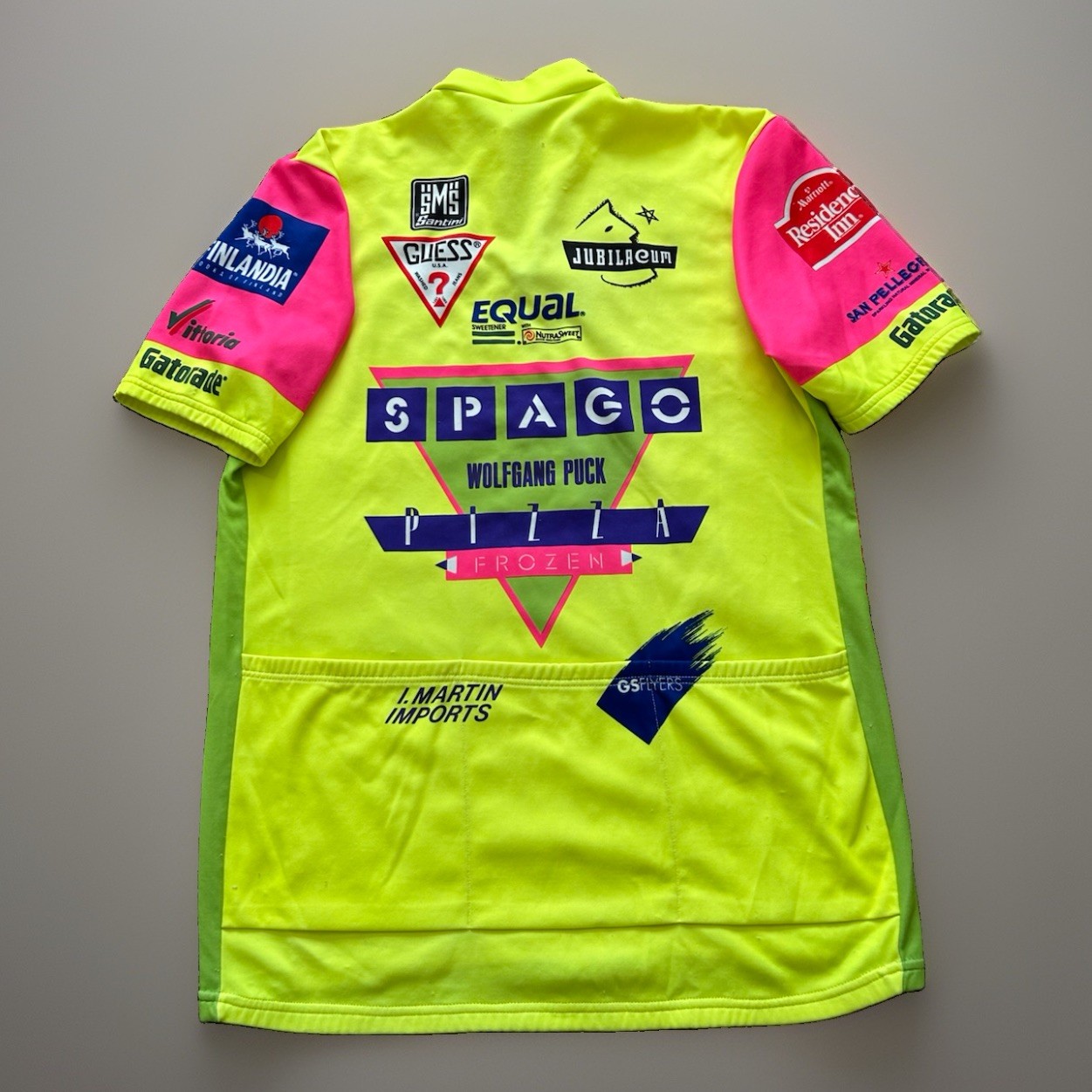 SMS Santini Guess Gatorade Cycling Jersey Spago Wolfgang 90s VTG Italy 3XL