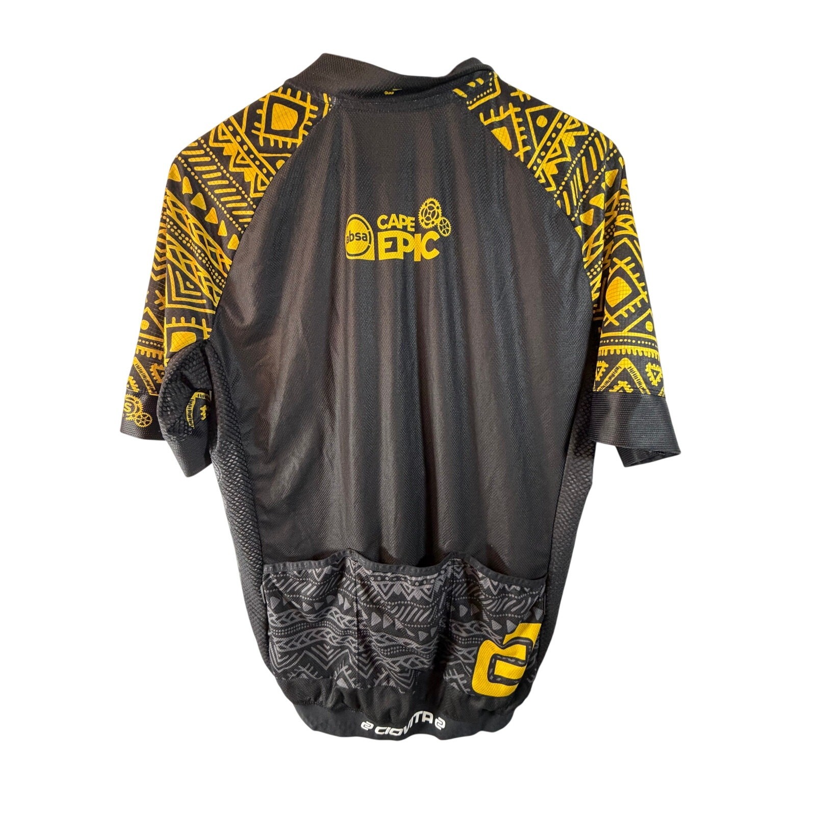 Ciovita Men’s EU XL Absa Cape Epic Cycling Jersey NWT Black