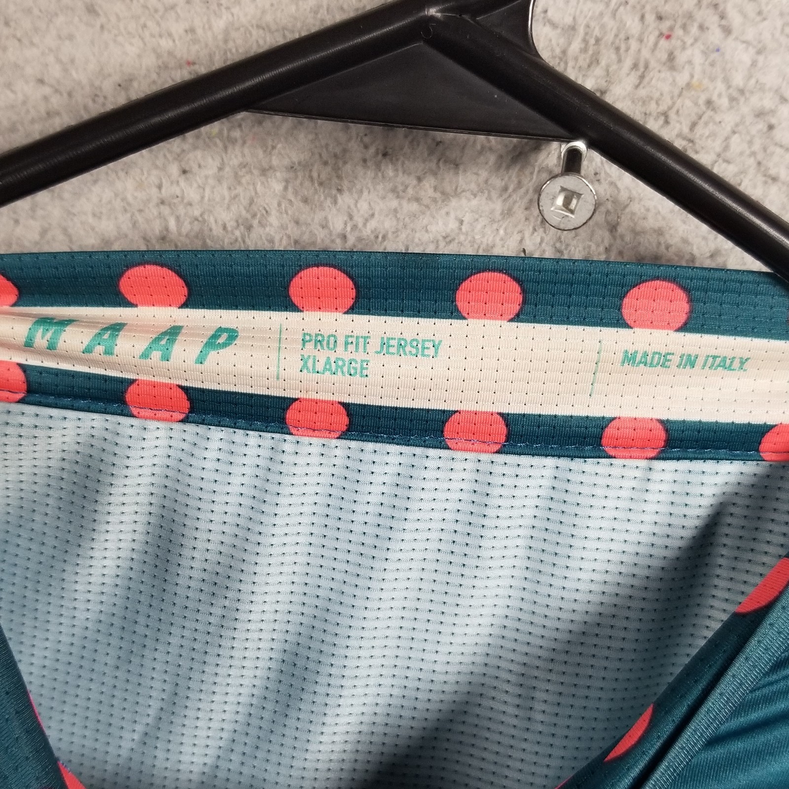 MAAP Men’s Worlds Pro Hex Jersey (RARE), Teal, Size: XL