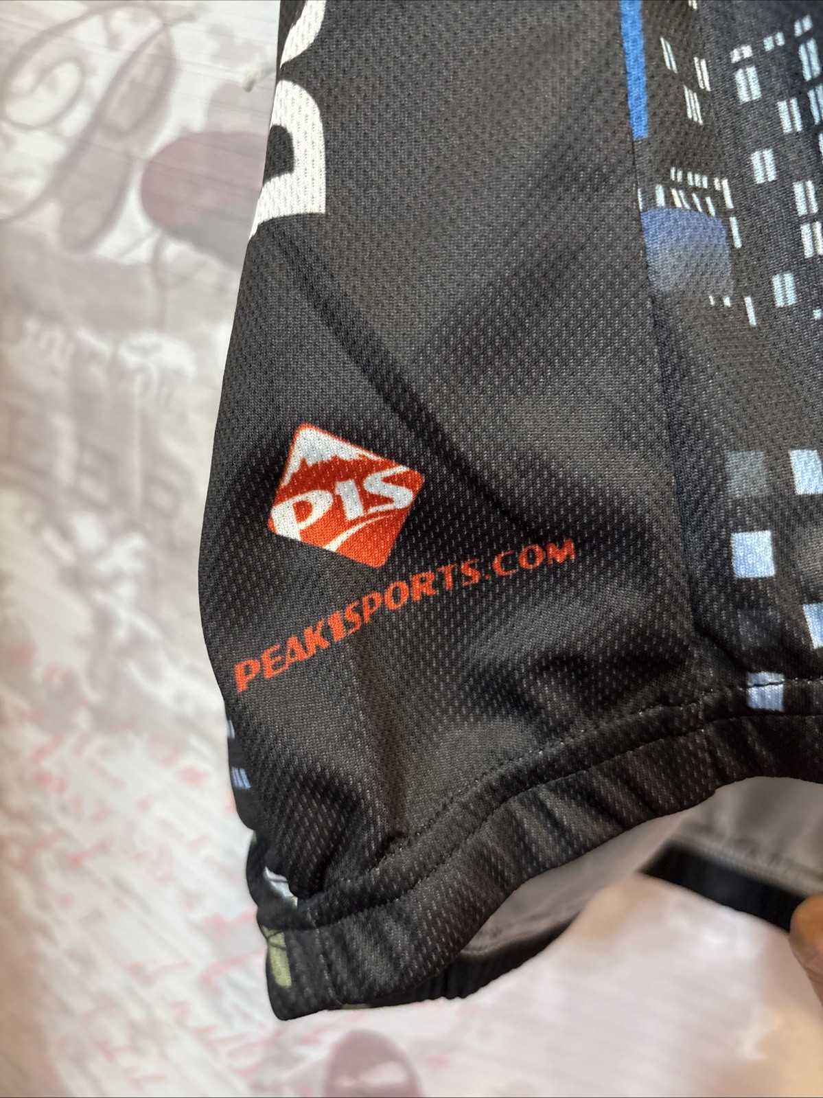 P1S Cycling Jersey Peak 1 Sports DIGNITY MEMORIAL Fitted Unisex Sz XL 3/4 Zip