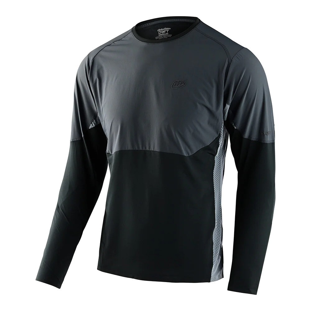 Troy Lee Designs Drift LS Jersey Solid Dark Charcoal BMX/Downhill/MTB/Bicycle