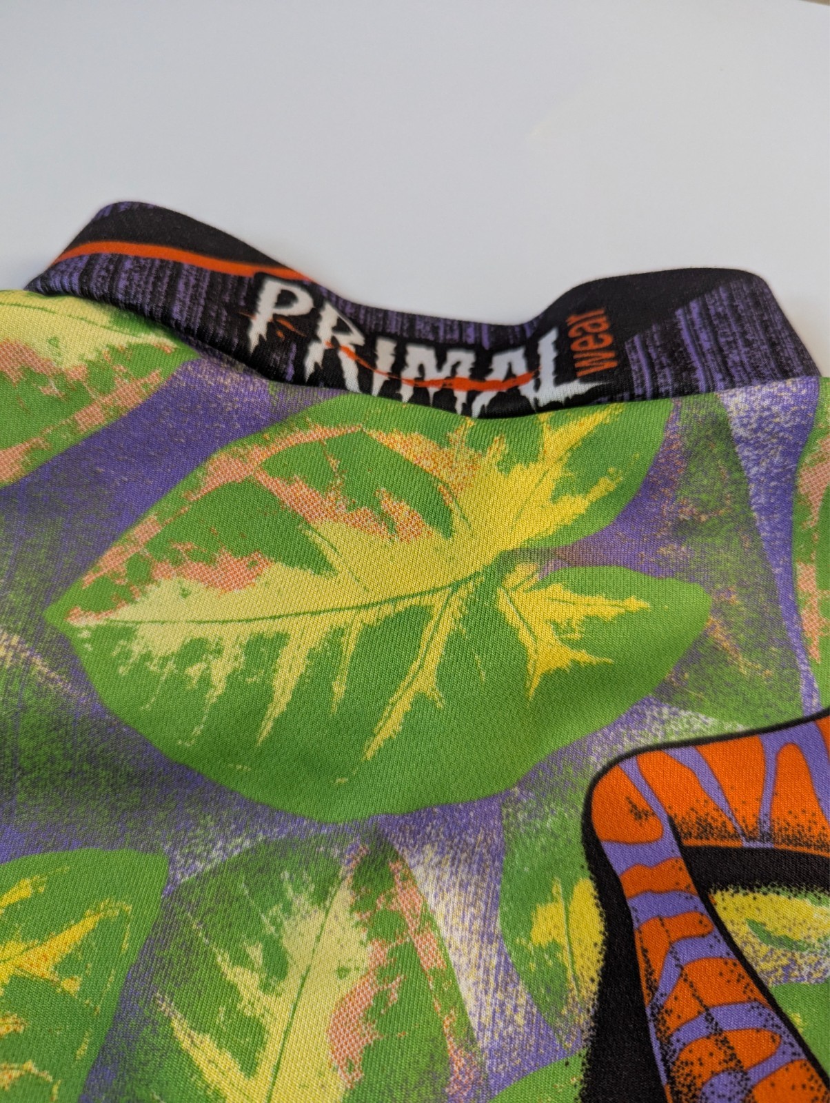 Vintage 90s Primal Wear FROG MTB Road Bike Cycling Jersey Size S/M, Shirt Trikot