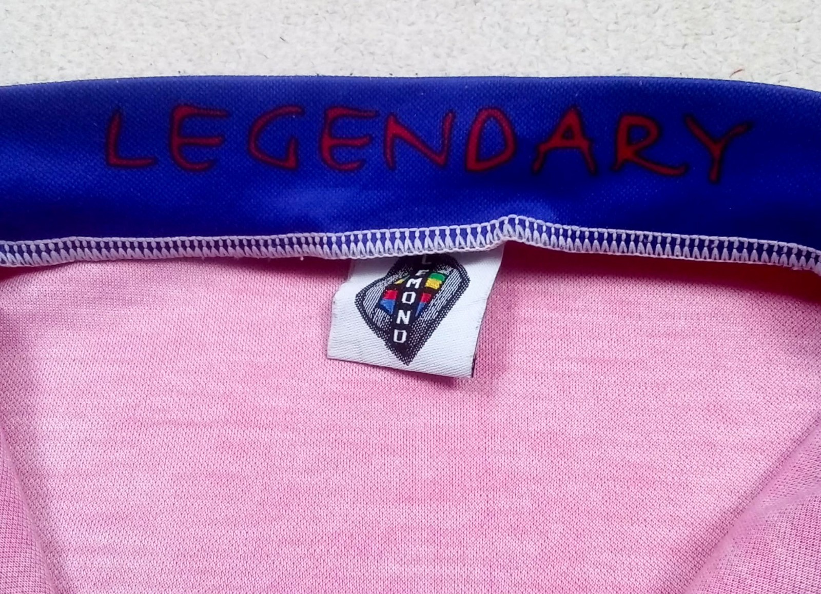 RARE VTG Greg LeMond Signature Print “Legendary” Cycling Jersey by Lemond fits M